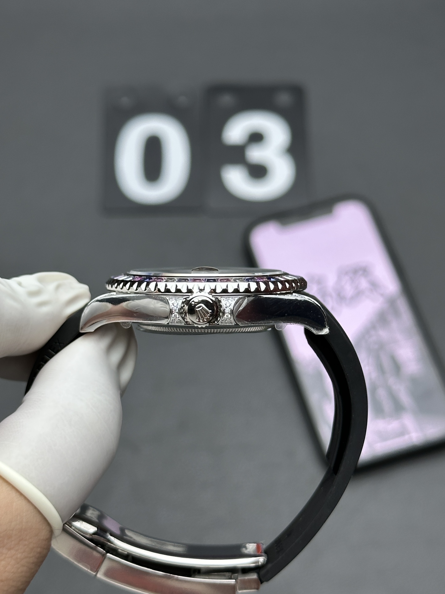 Rolex JVS 钻圈游艇 发货