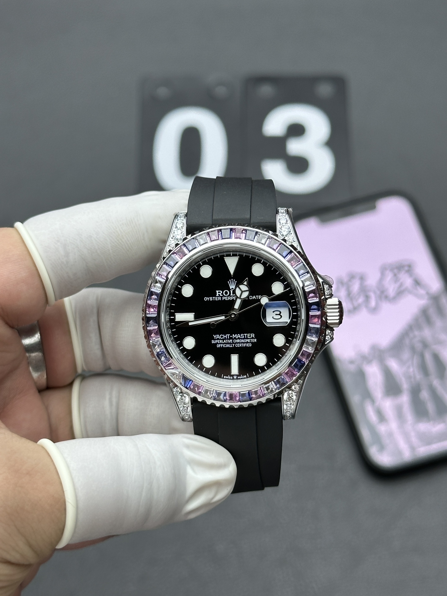 Rolex JVS 钻圈游艇 发货