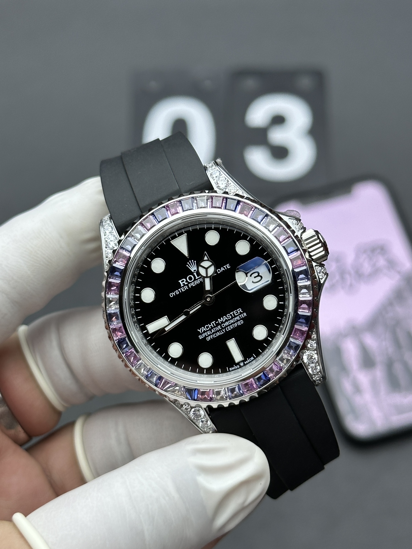 Rolex JVS 钻圈游艇 发货