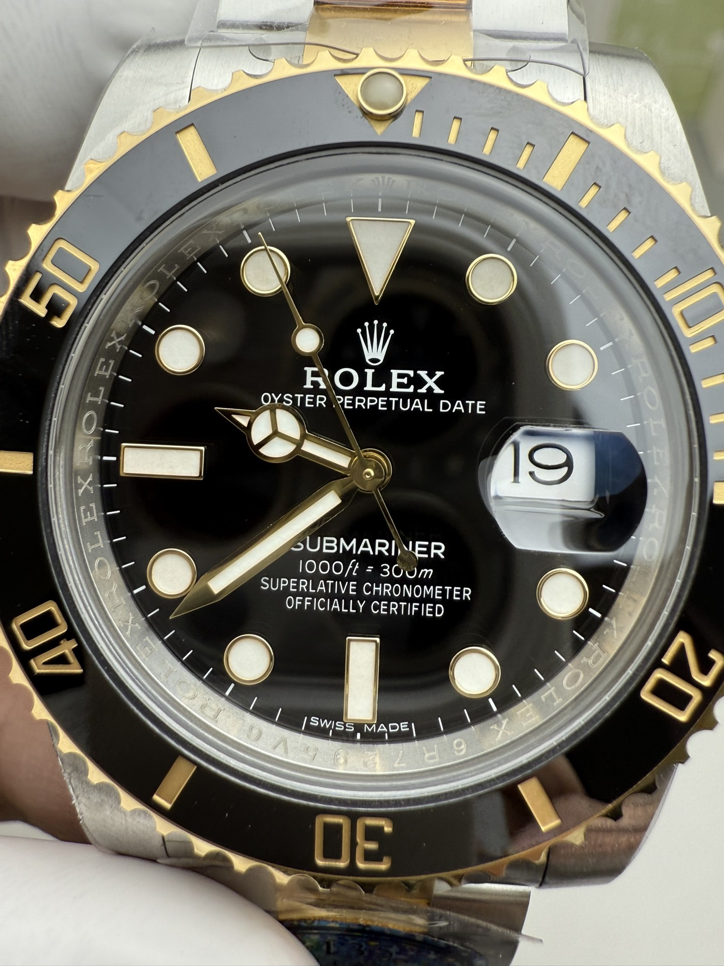 Rolex 间金黑水鬼