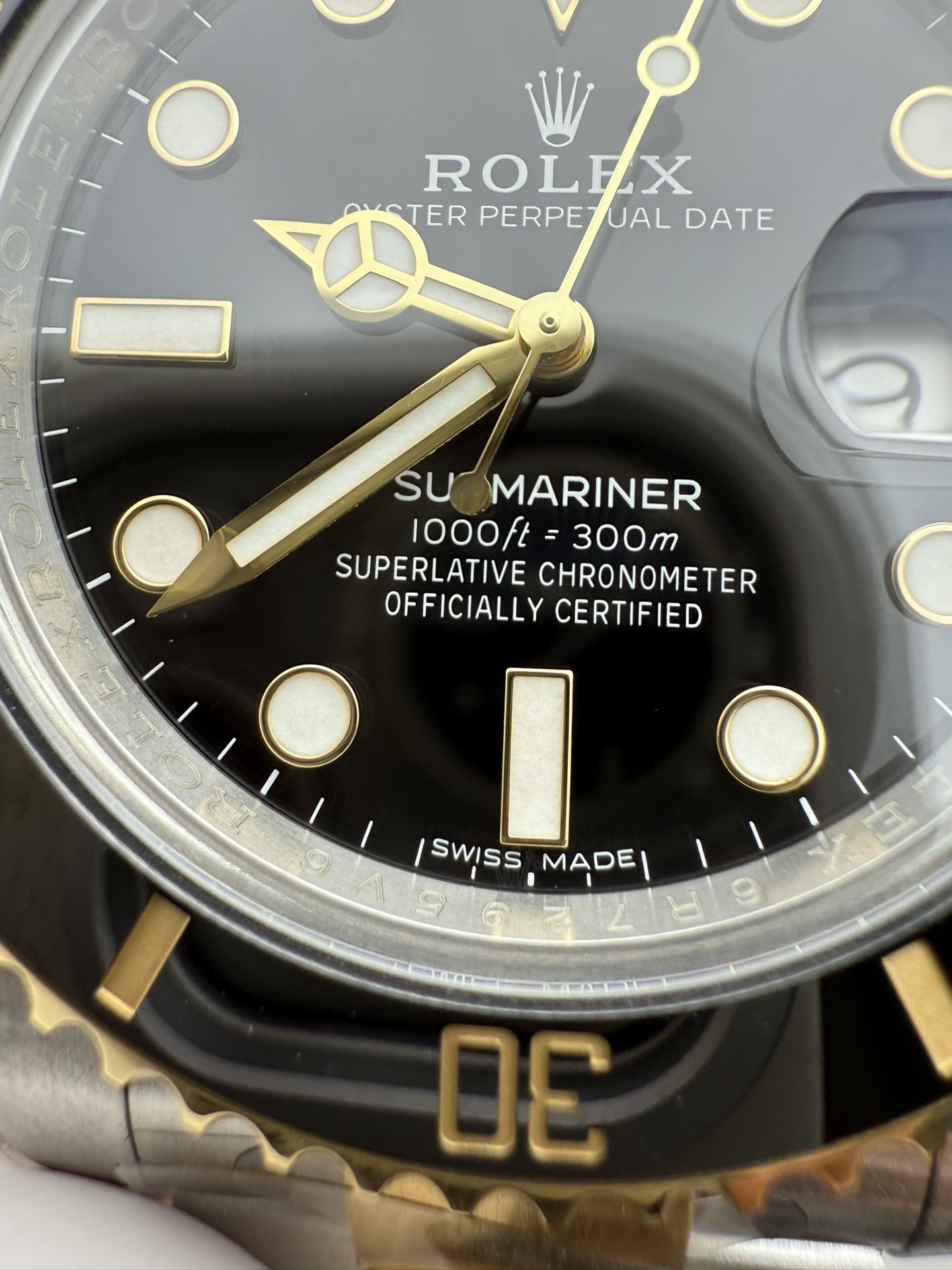 Rolex 间金黑水鬼