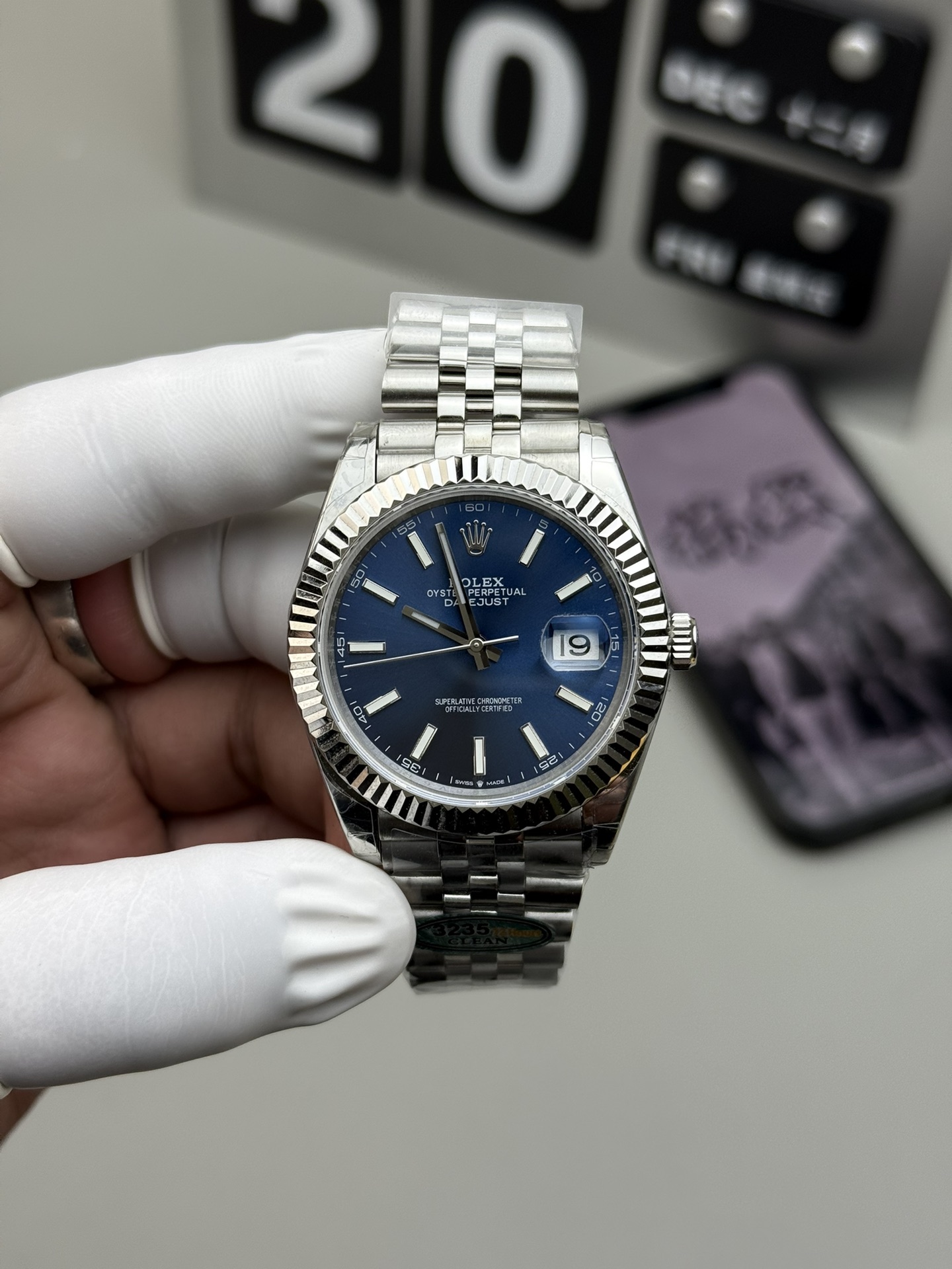 Rolex 分C 3235机蓝日志