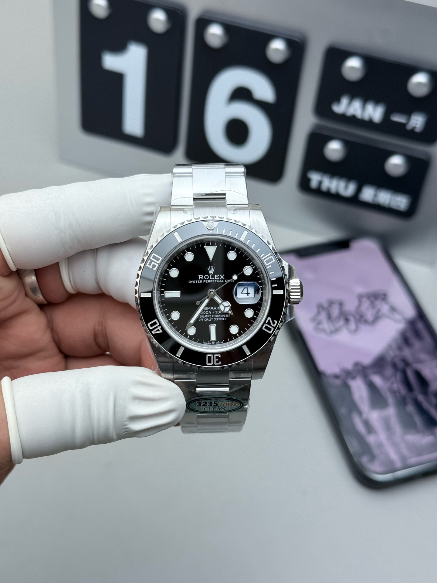 Rolex C 黑水鬼3235机