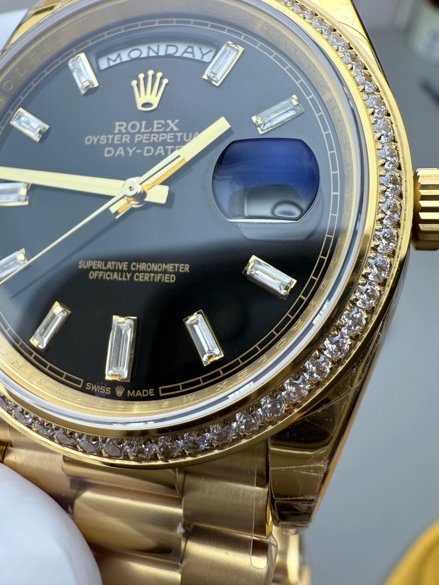 Rolex 钻圈配重黑冰糖