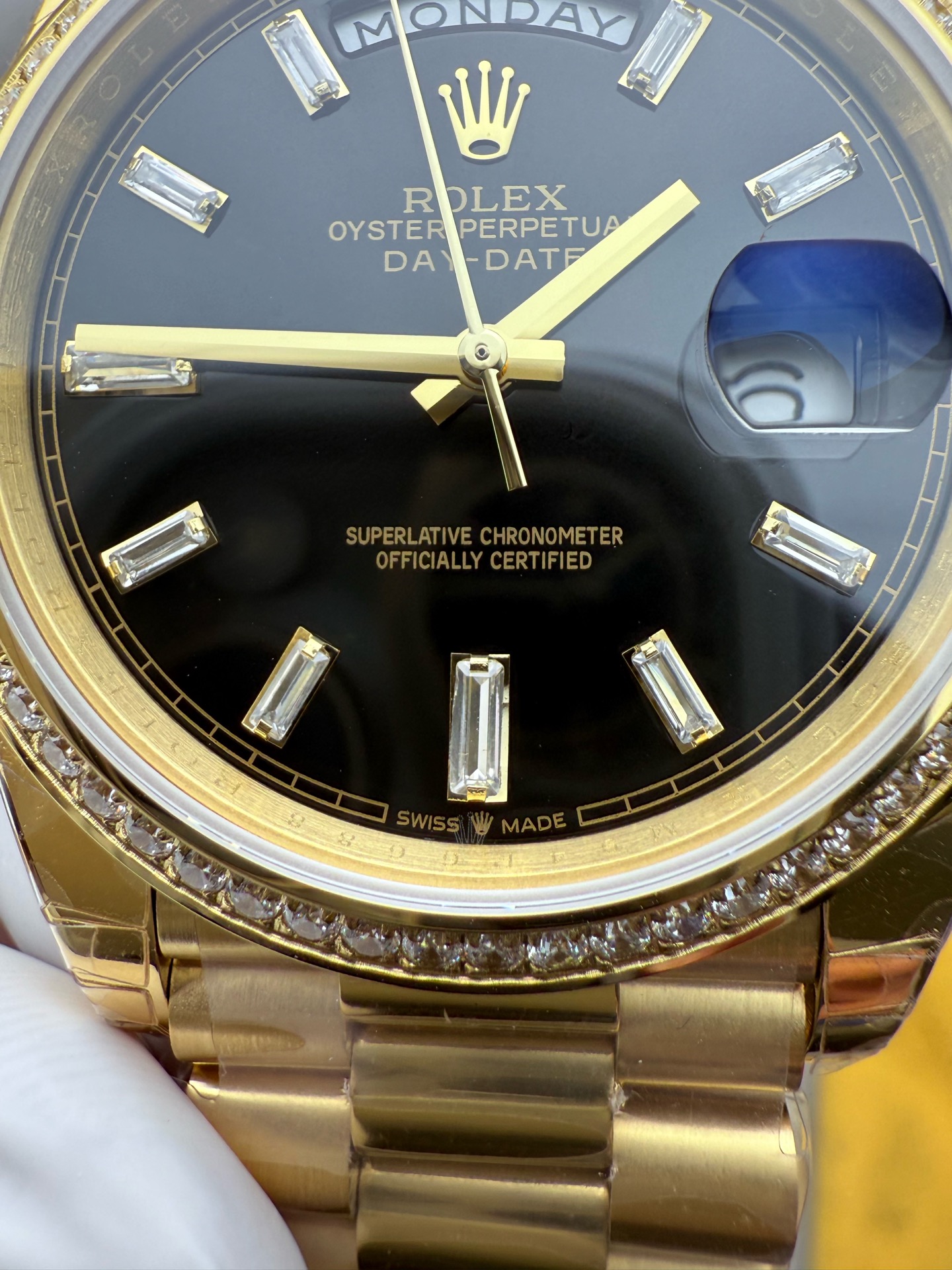 Rolex 钻圈配重黑冰糖