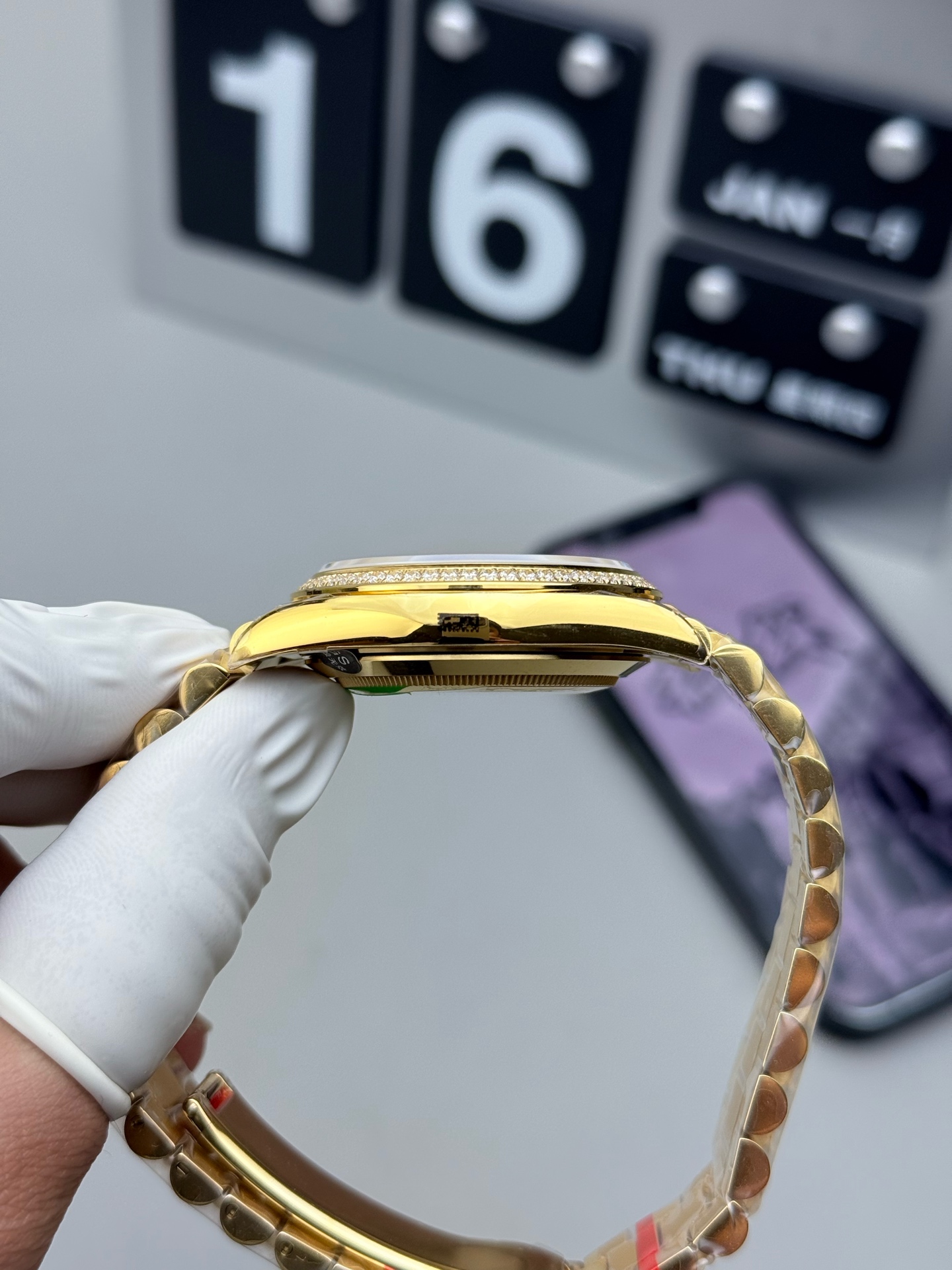 Rolex 钻圈配重黑冰糖
