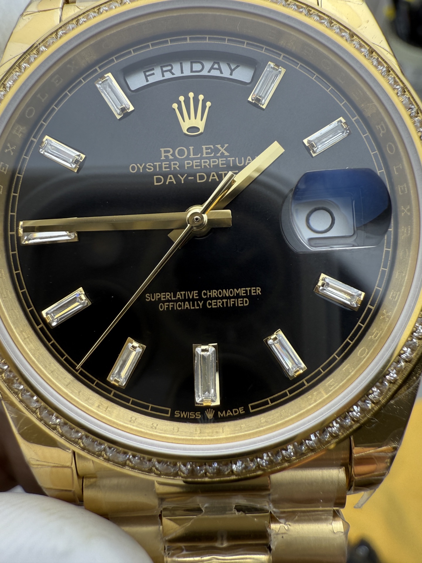 Rolex 钻圈配重黑冰糖