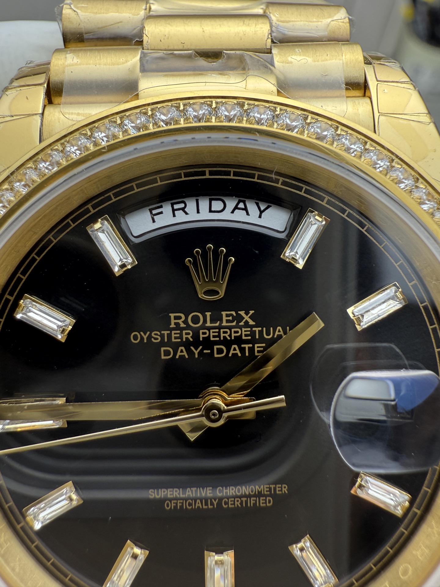 Rolex 钻圈配重黑冰糖