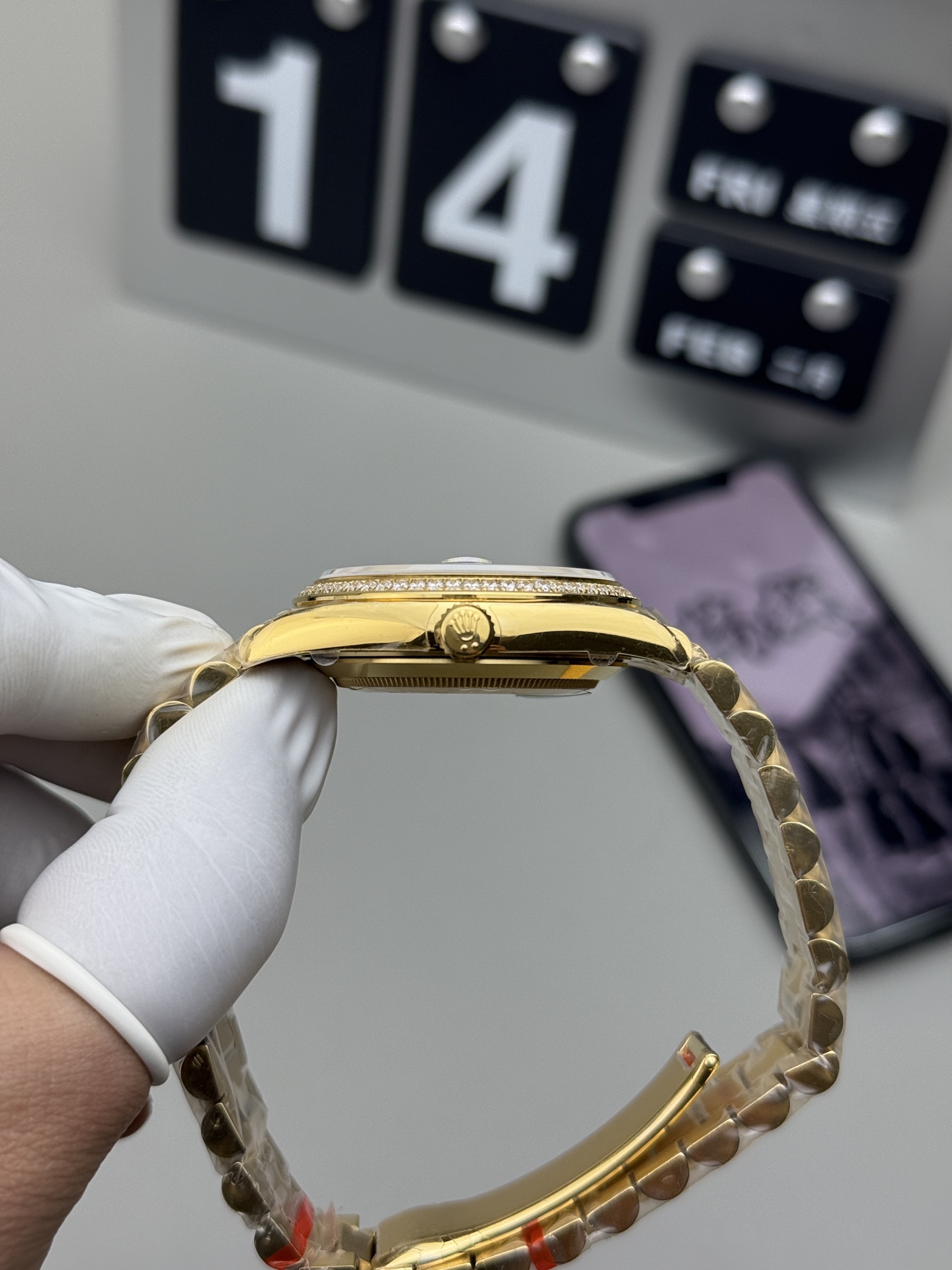 Rolex 钻圈配重黑冰糖