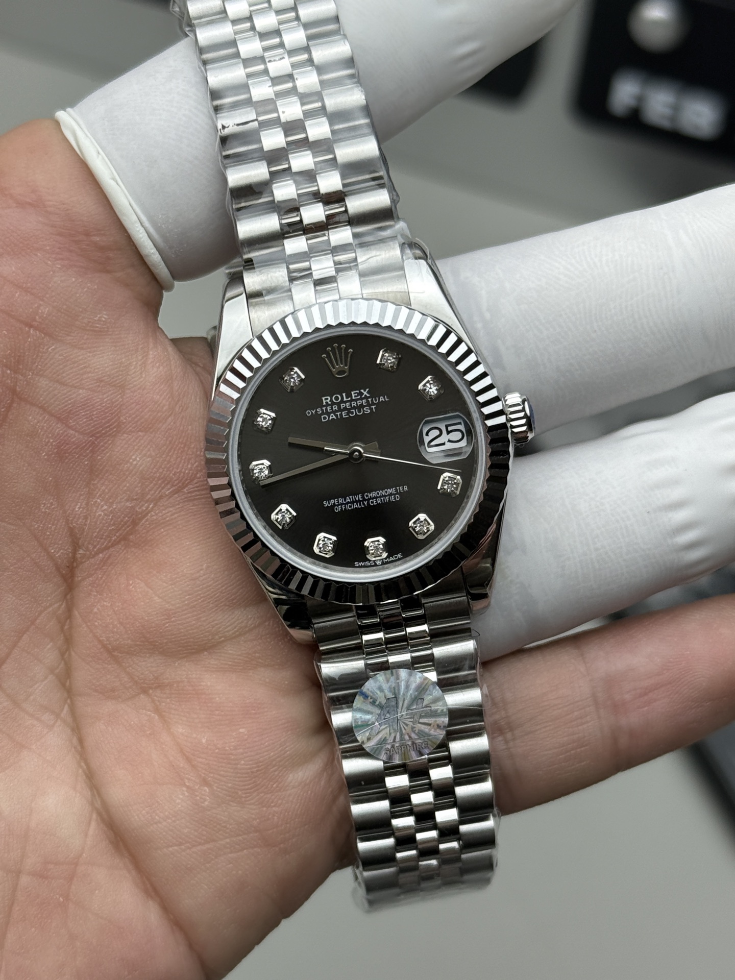 Rolex A+ 灰钻日志瑞士机芯