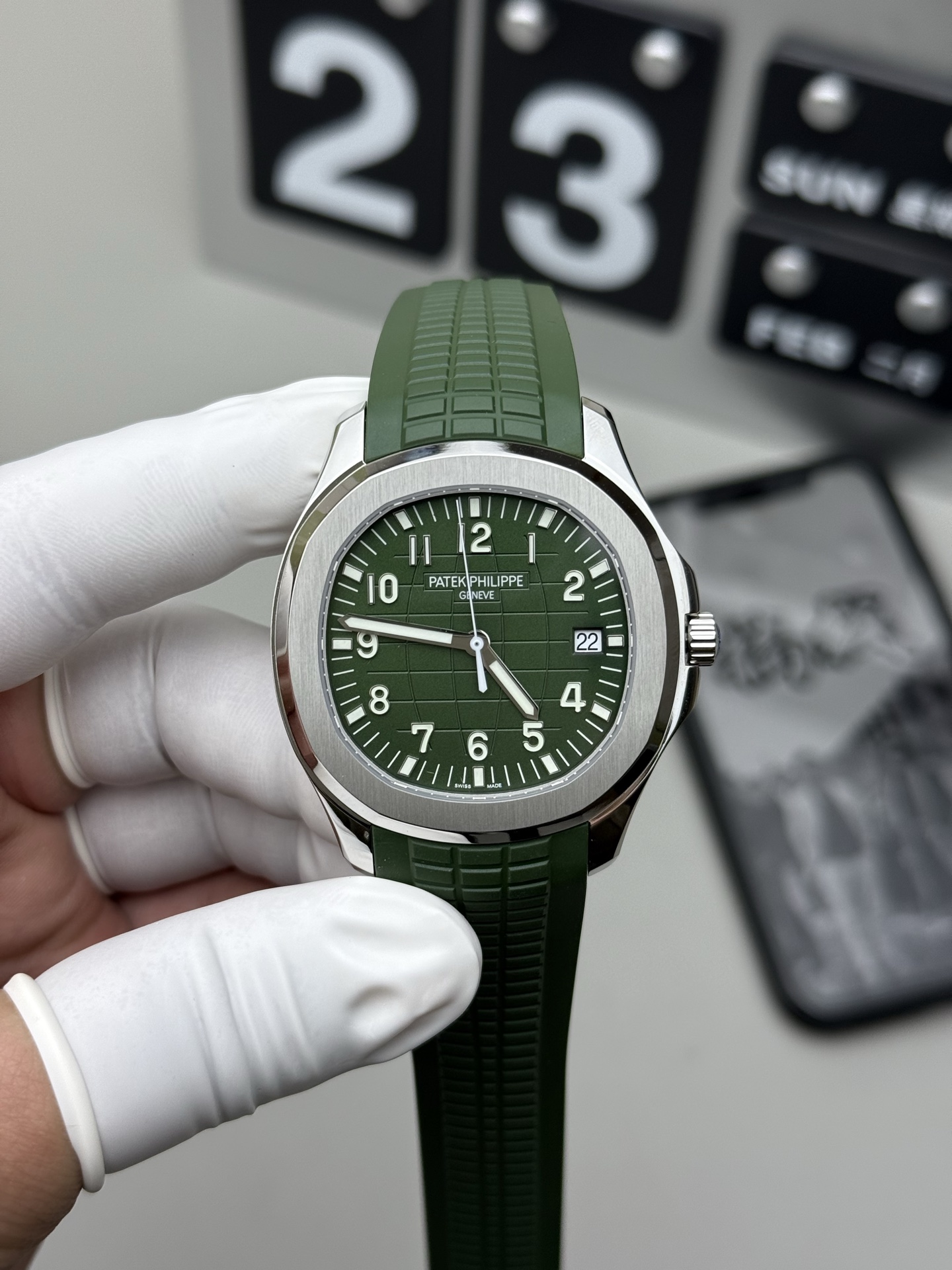 Patek Philippe 3k 牛油果色手雷
