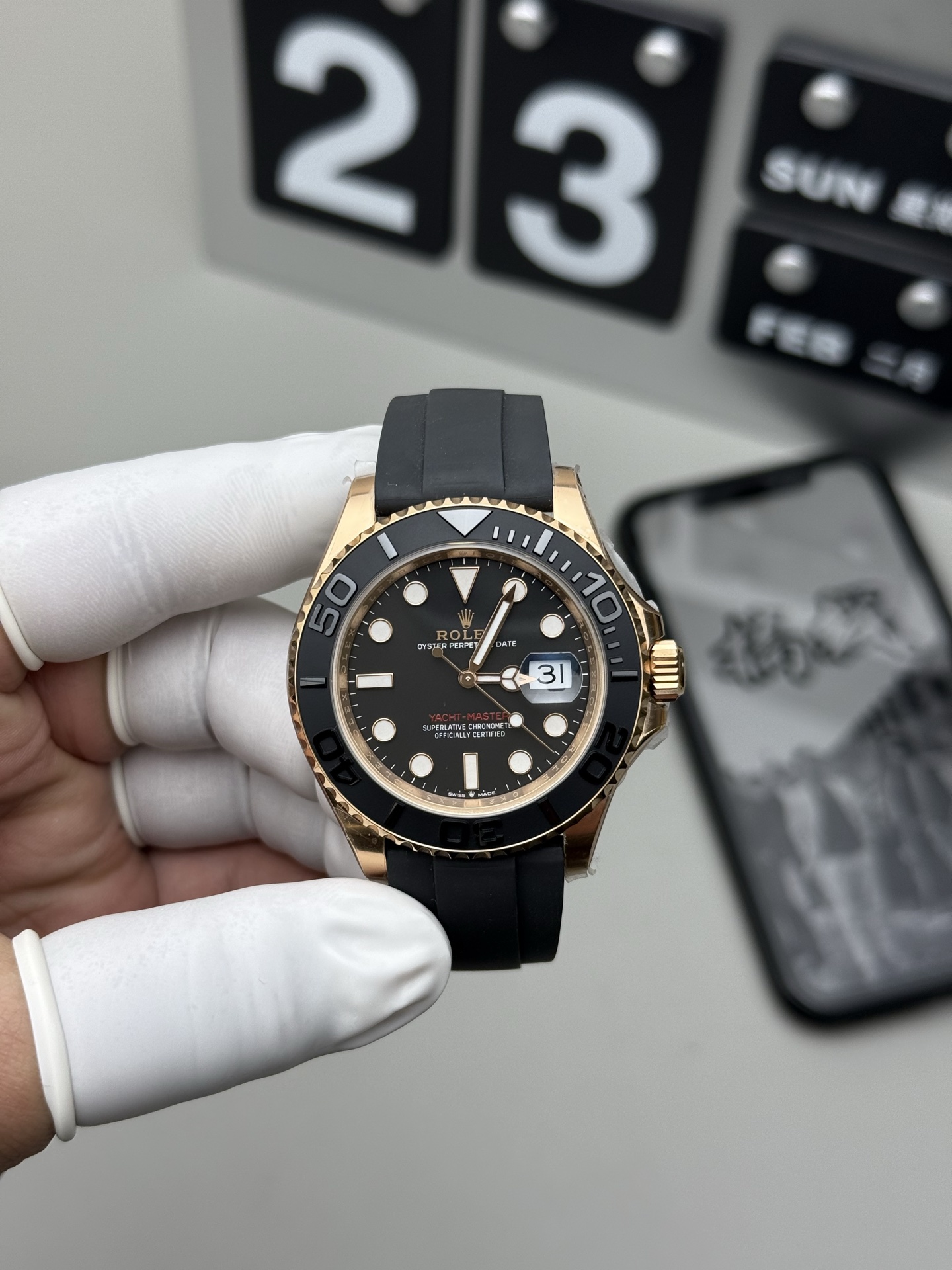 Rolex 玫瑰金游艇
