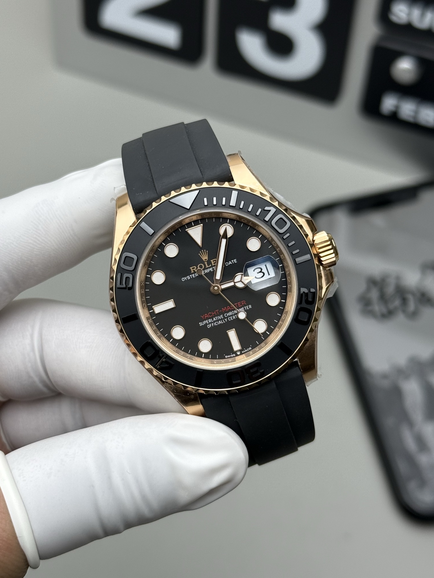 Rolex 玫瑰金游艇