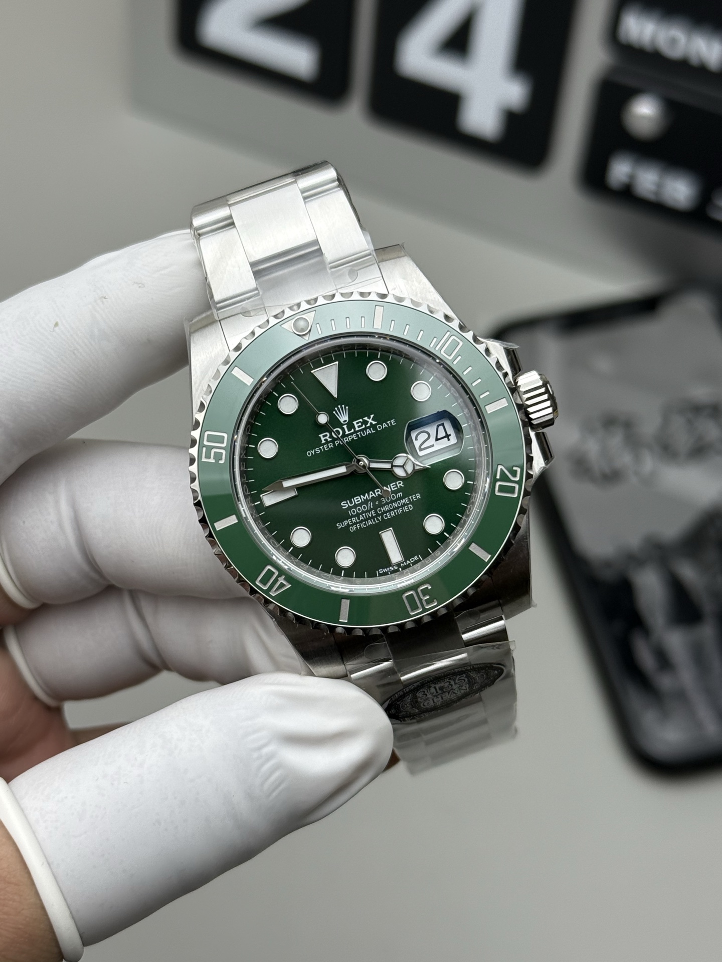 Rolex C 绿水鬼丹东3135机