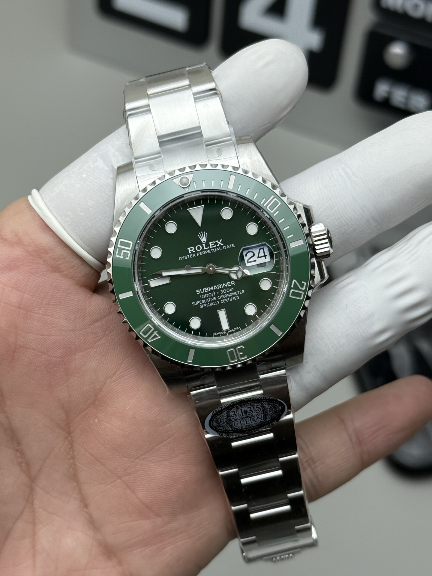 Rolex C 绿水鬼丹东3135机