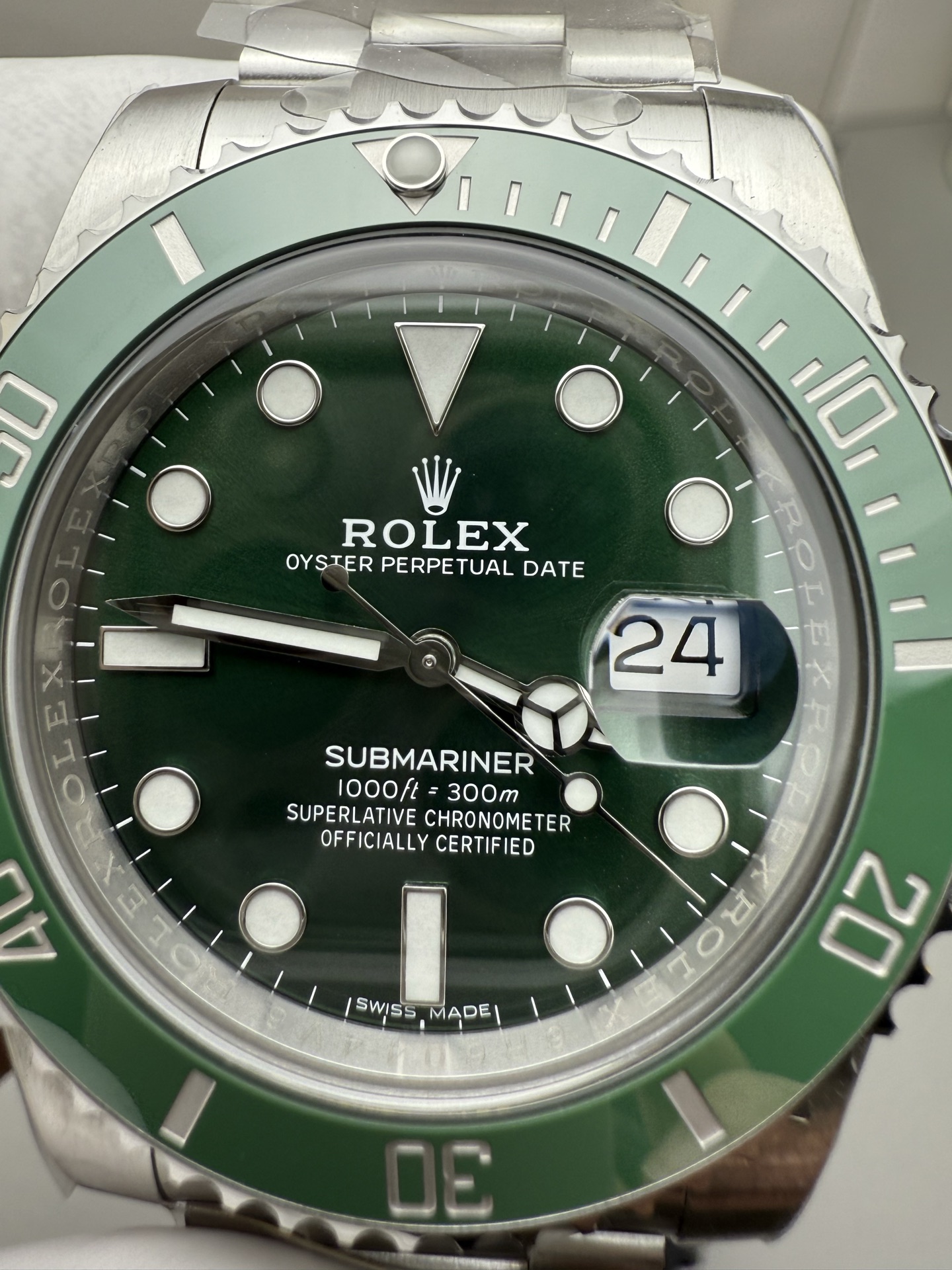 Rolex C 绿水鬼丹东3135机