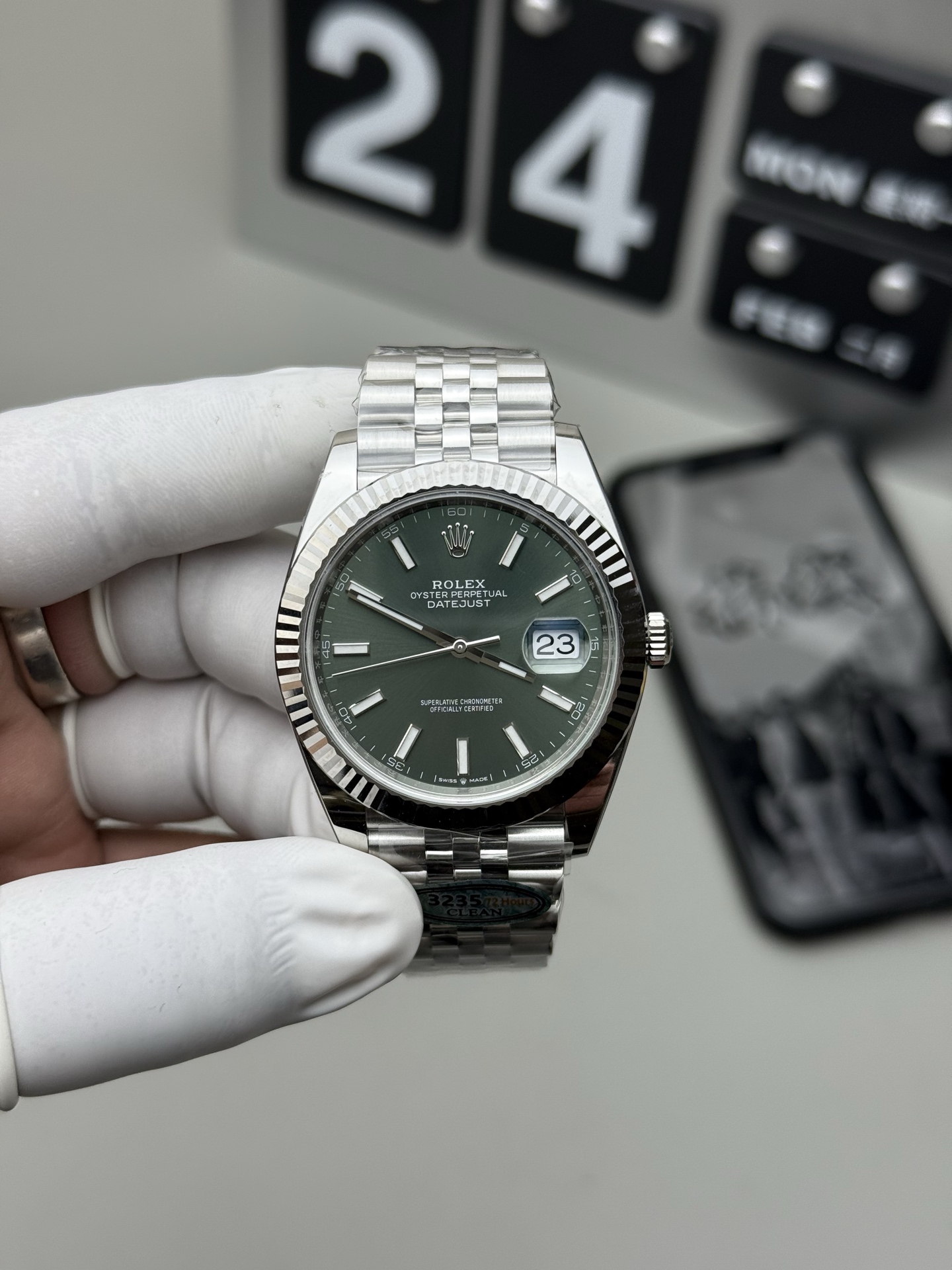 Rolex C 薄荷绿日志