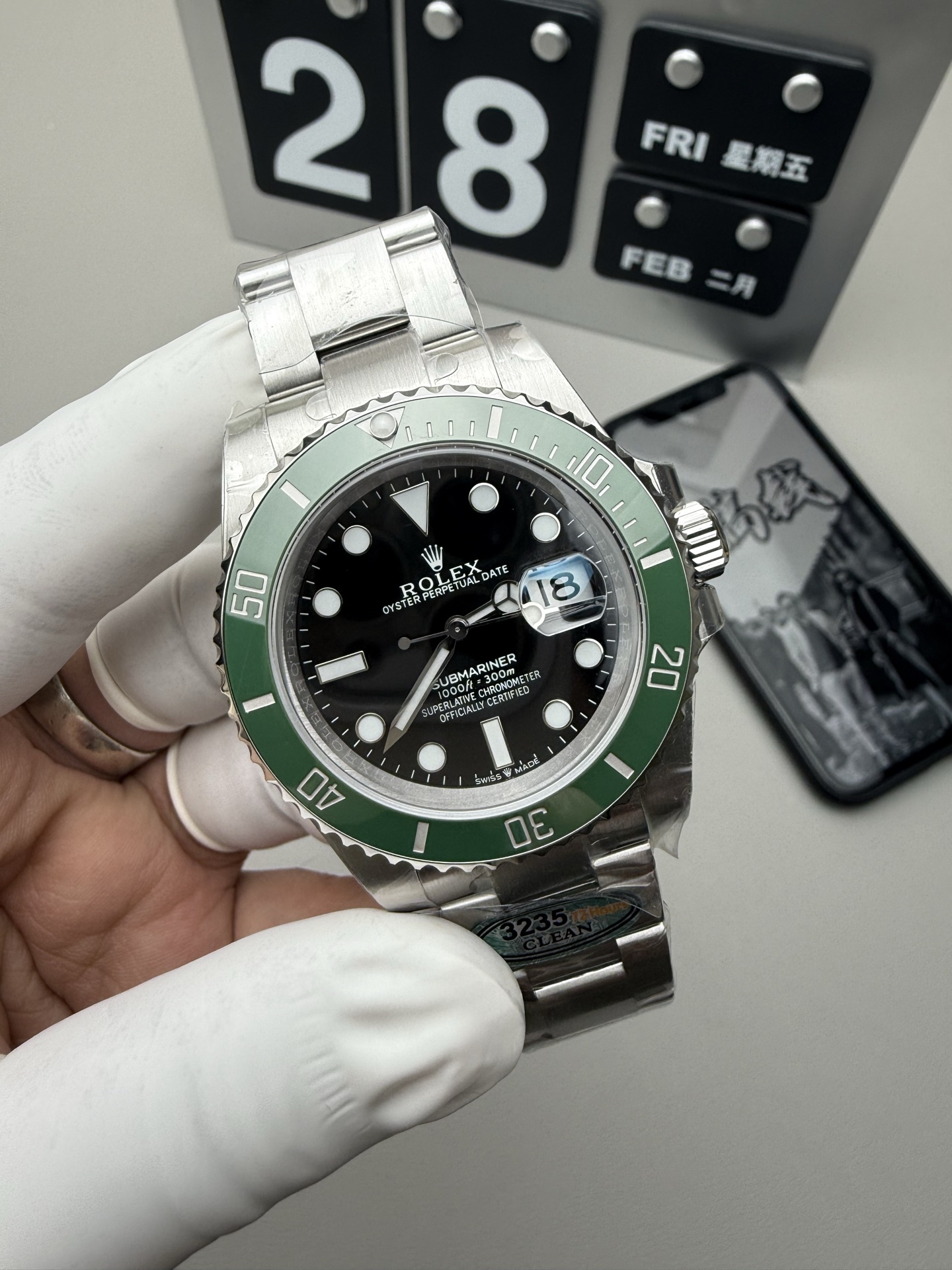Rolex 最强分C三代绿水鬼 3235机芯