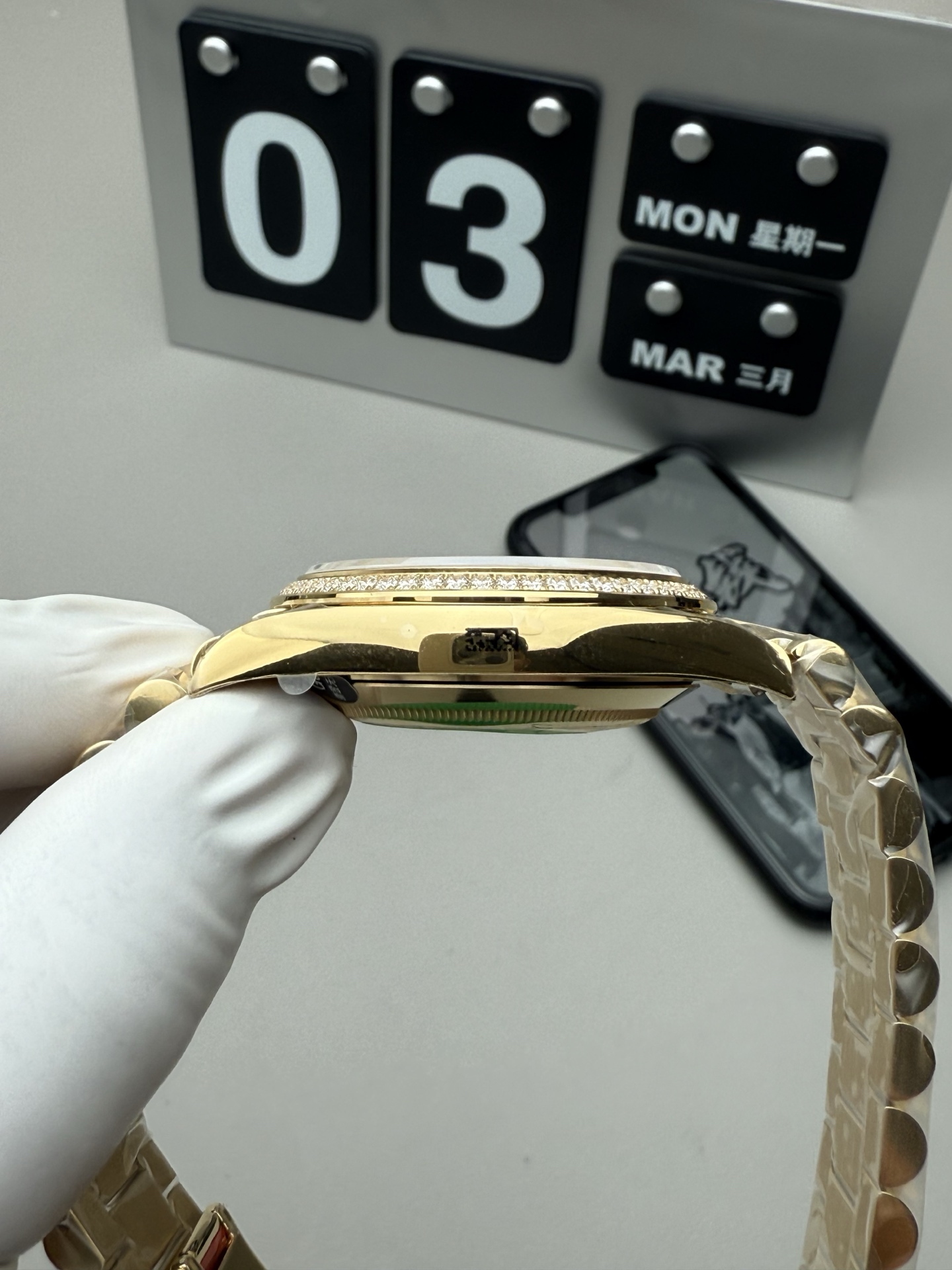 Rolex 钻圈配重黑冰糖