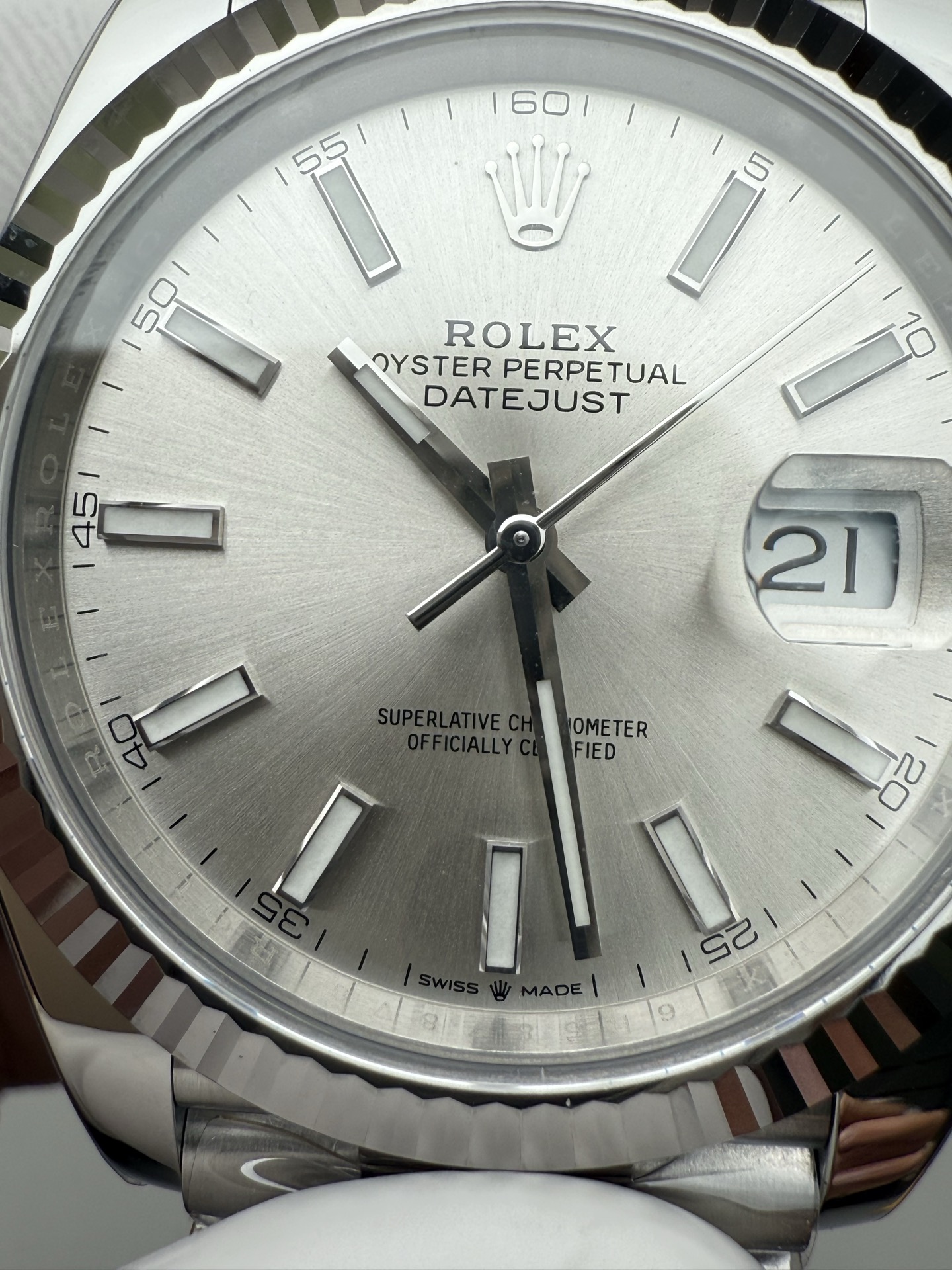 Rolex 银面日志3235机芯