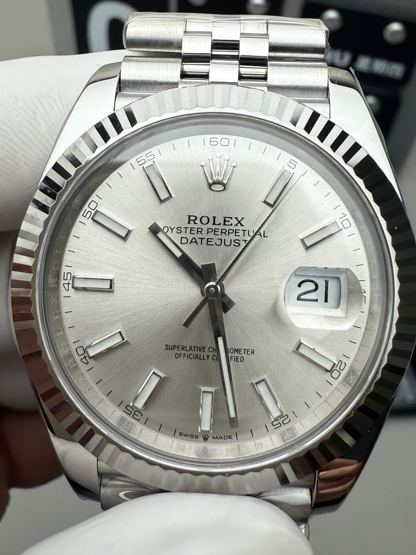 Rolex 银面日志3235机芯