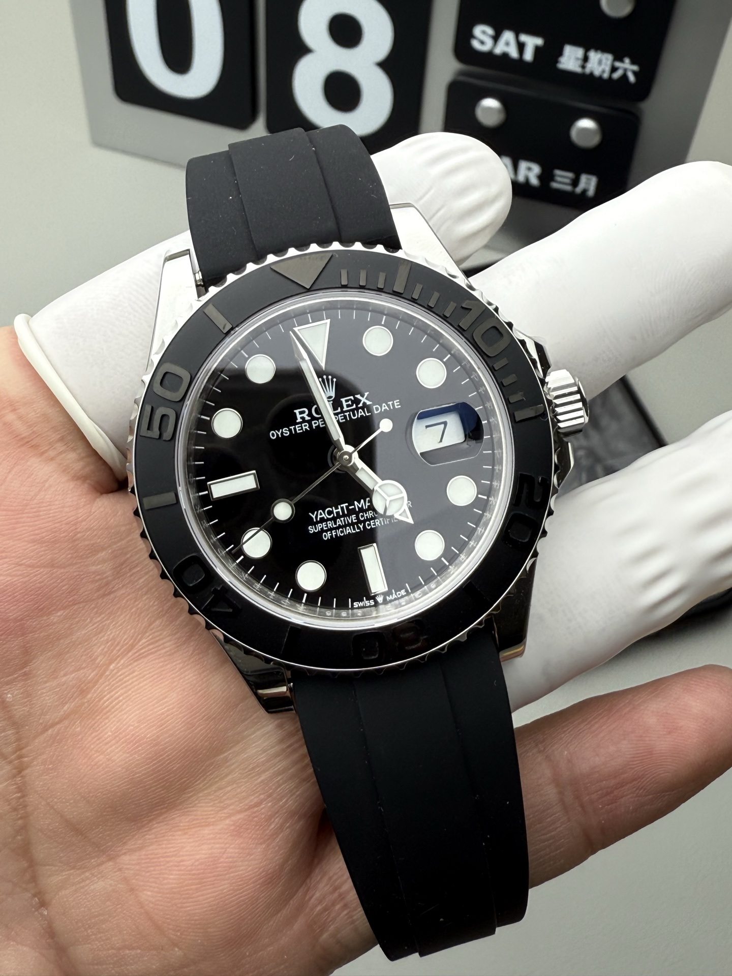 Rolex 防vs配重白金游艇