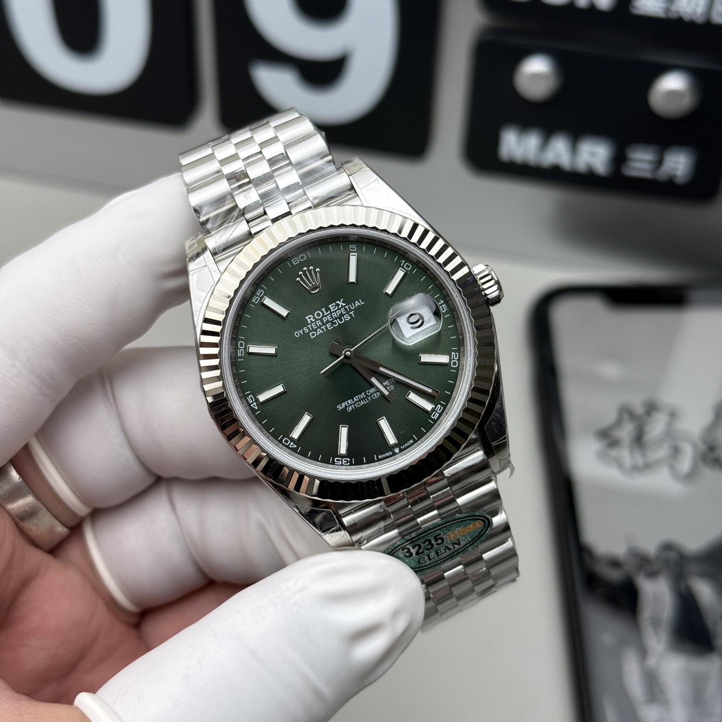 Rolex 分c薄荷绿日志