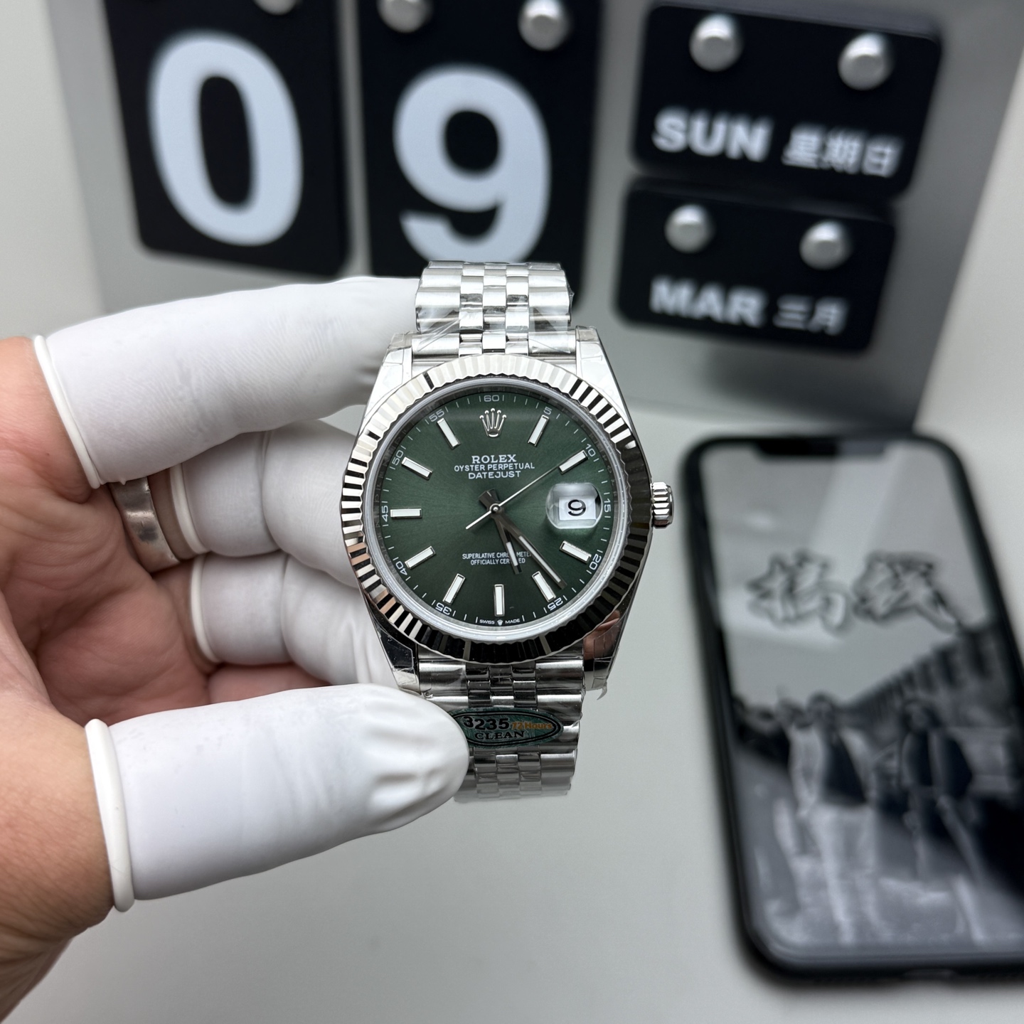 Rolex 分c薄荷绿日志