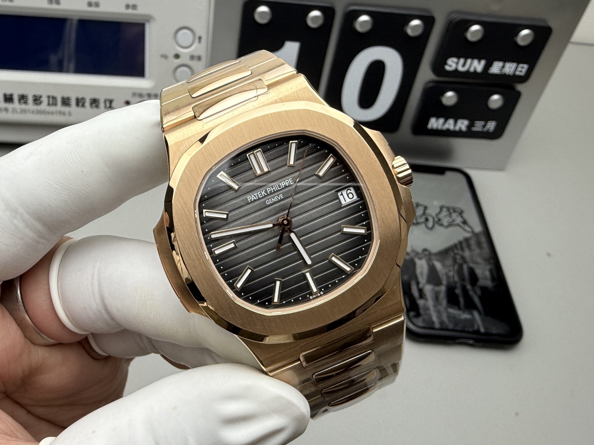 Patek Philippe 3K 玫瑰金鹦鹉螺