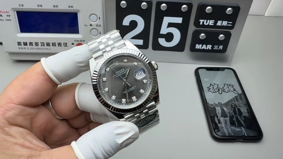 Rolex clean灰钻钉日志