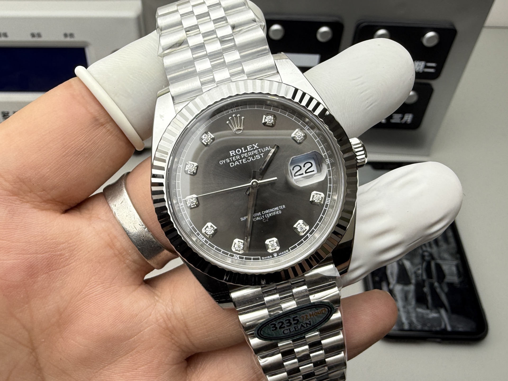 Rolex clean灰钻钉日志