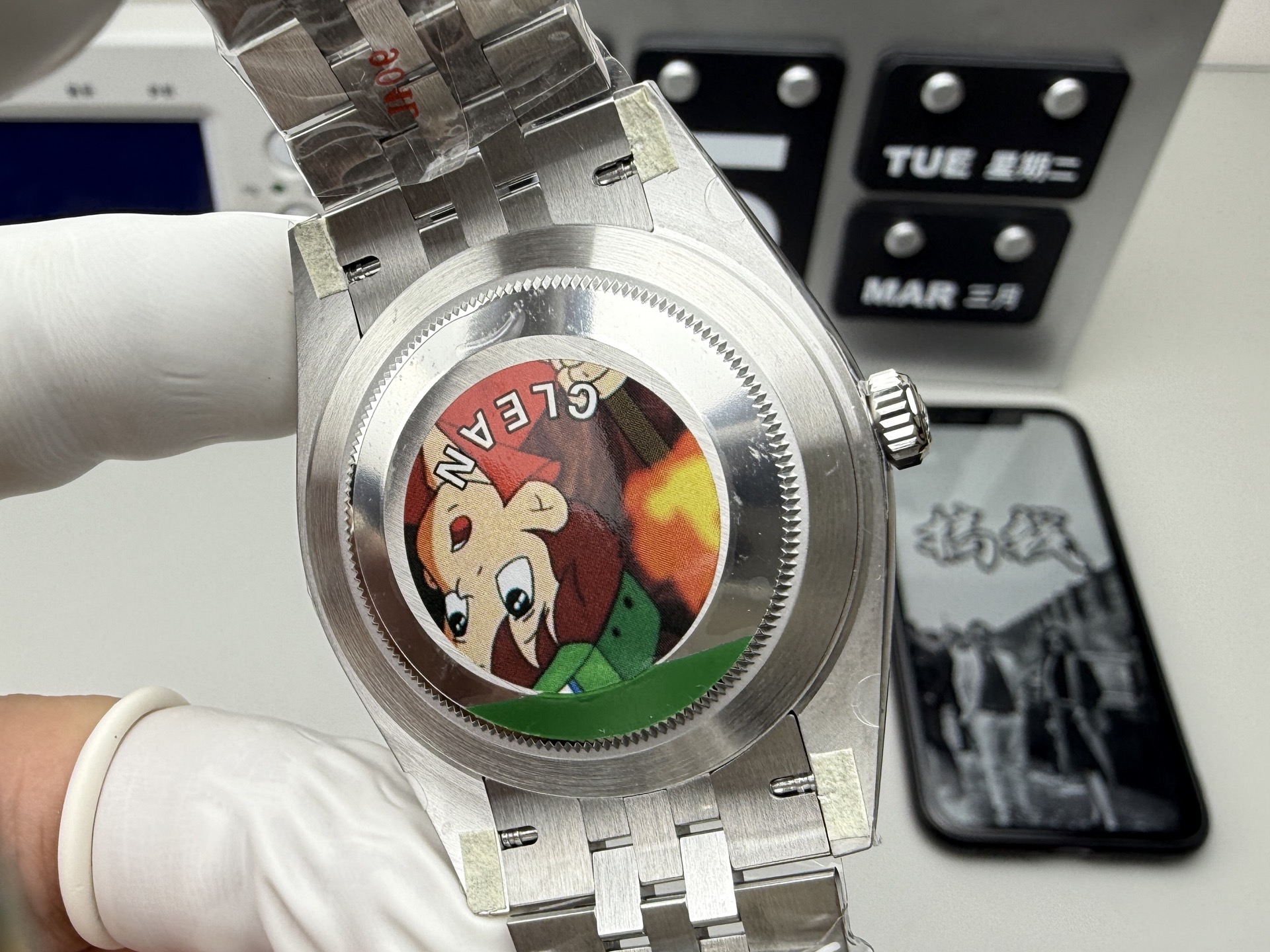Rolex clean灰钻钉日志