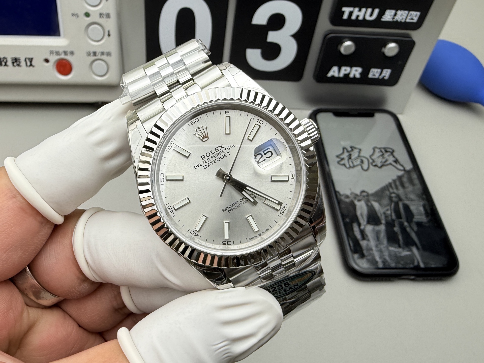 Rolex 最强分c银日志3235机芯