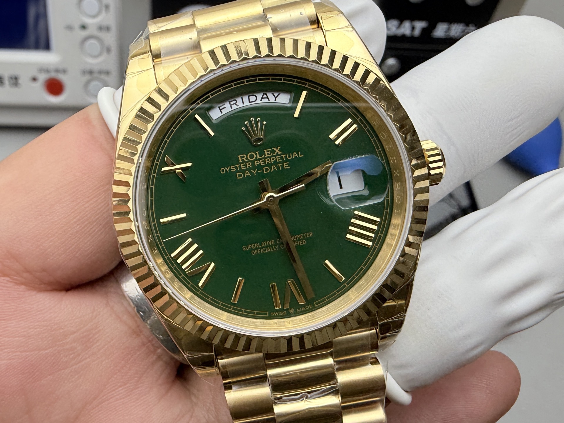 Rolex 配重赌桌绿