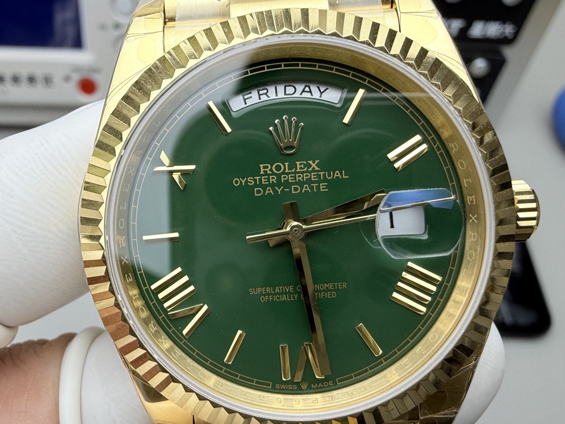 Rolex 配重赌桌绿