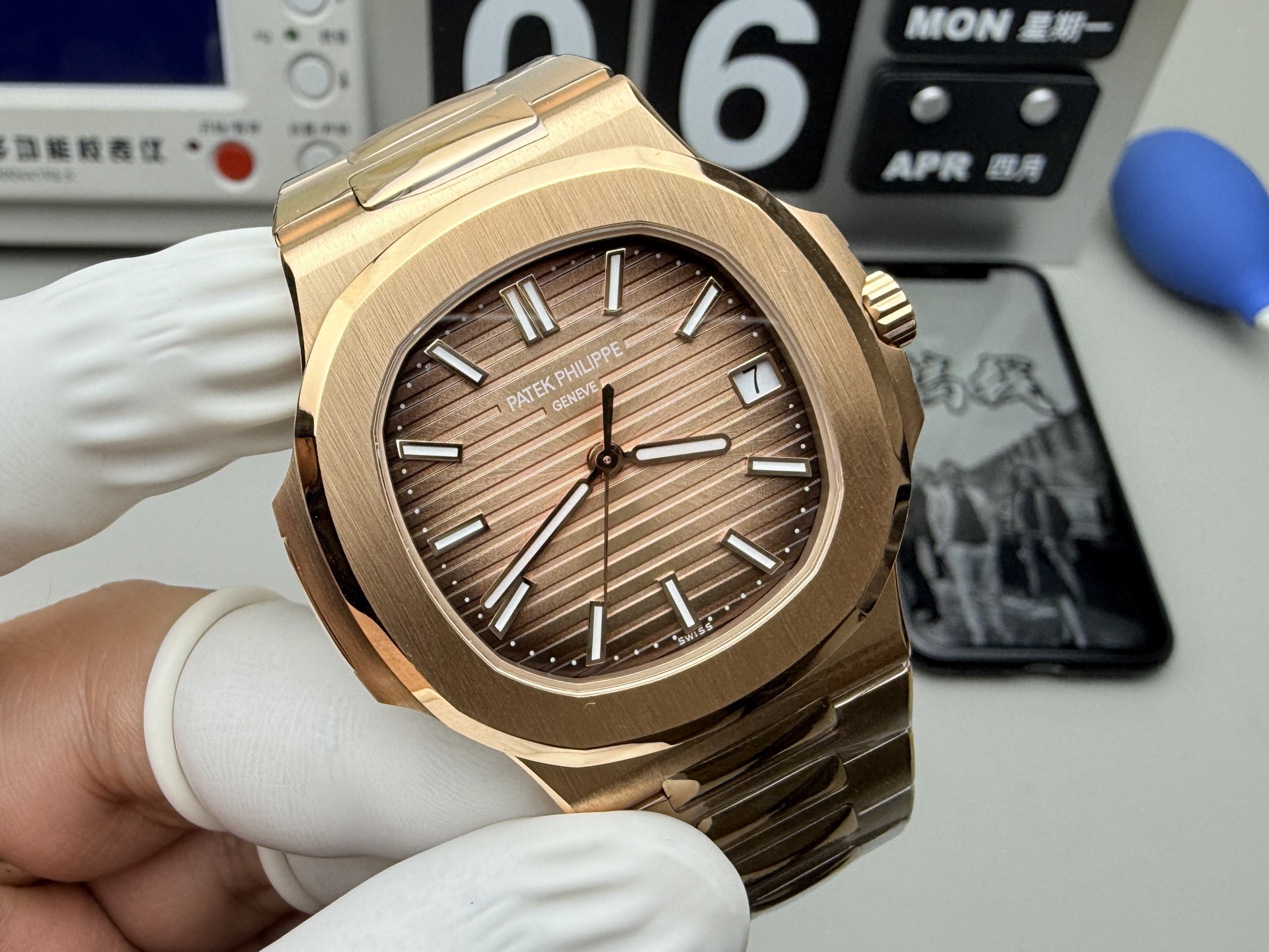 Patek Philippe 3K 玫瑰金鹦鹉螺