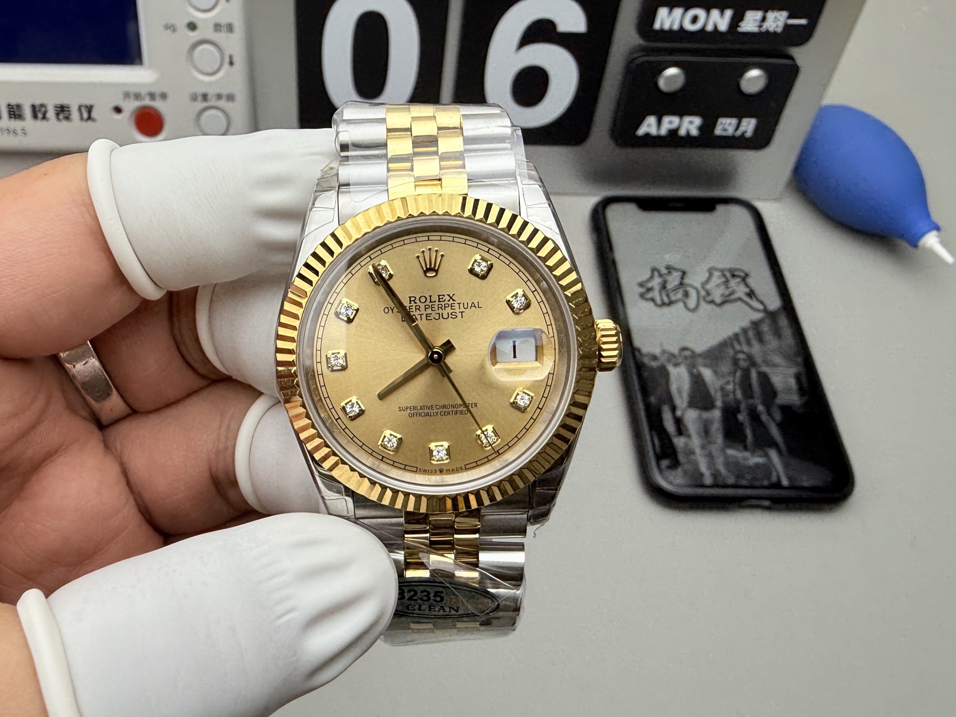 Rolex 最强分c不漏白间金日志36mm