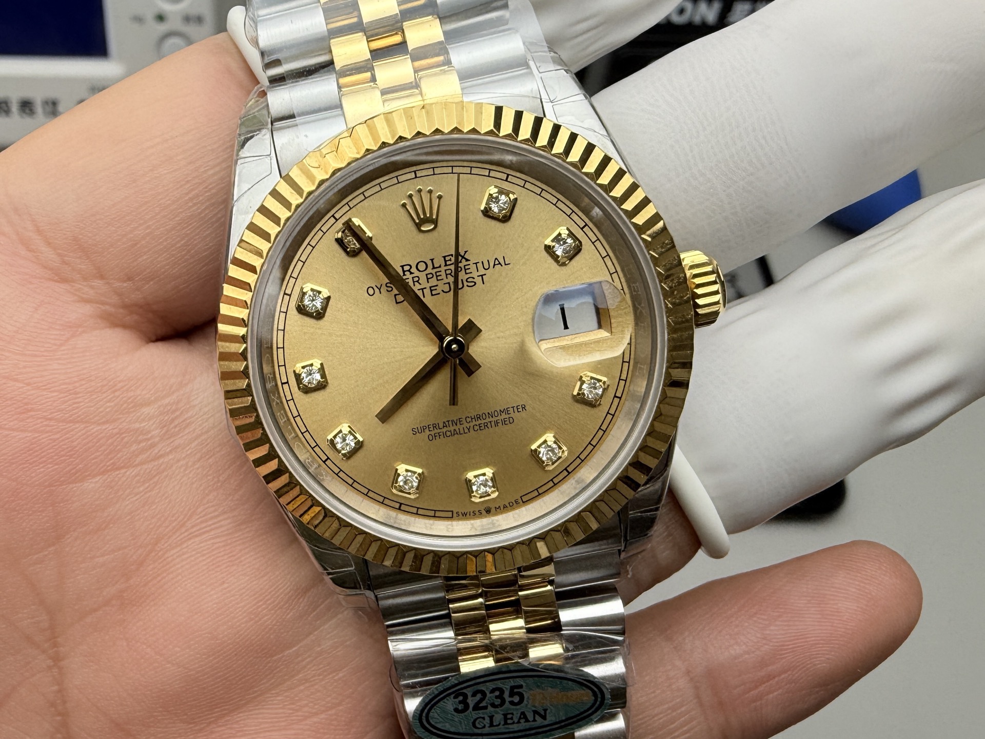 Rolex 最强分c不漏白间金日志36mm