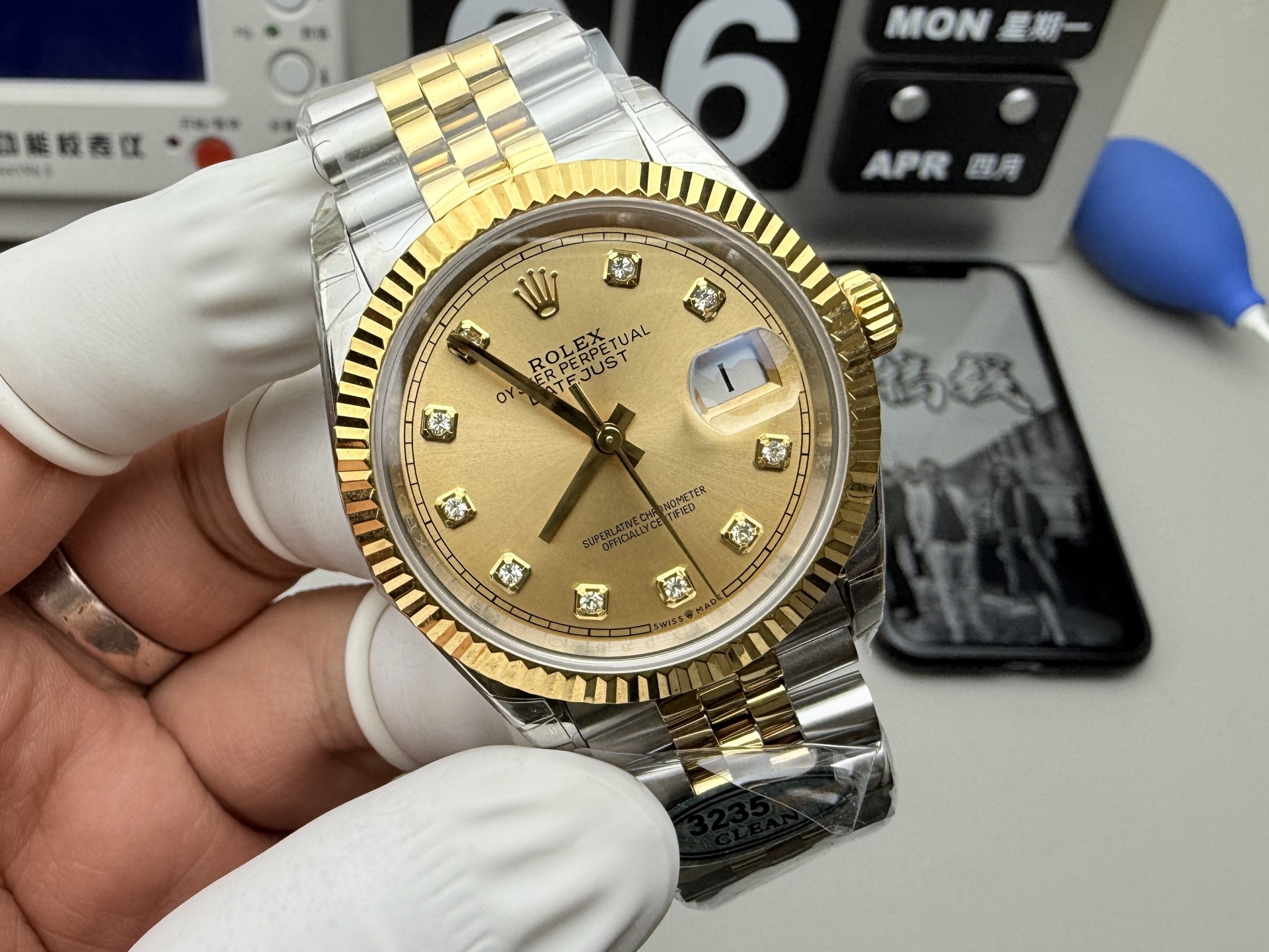 Rolex 最强分c不漏白间金日志36mm