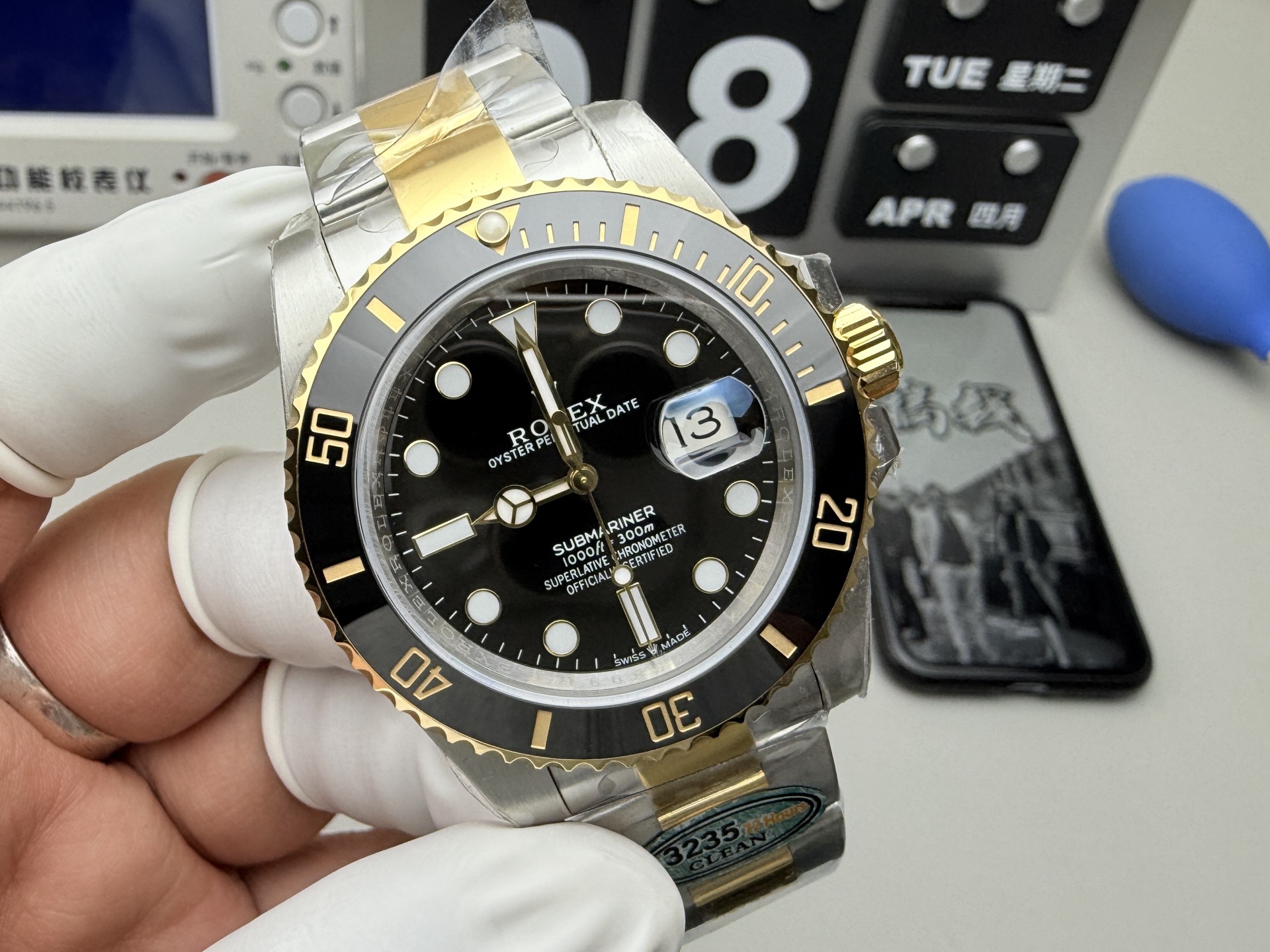 Rolex 最强分c不漏白间金黑水鬼