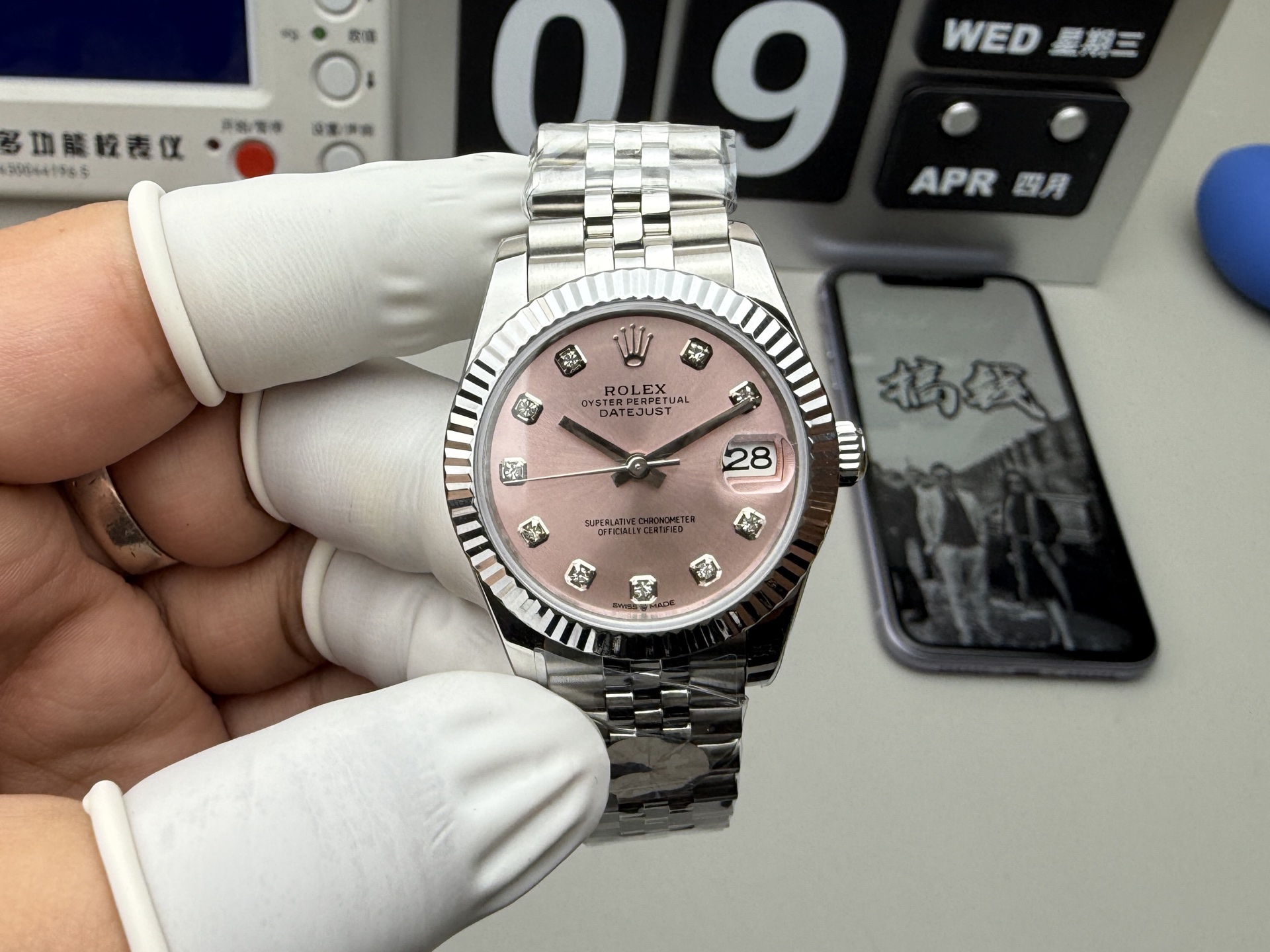 Rolex A+ 粉日志31mm