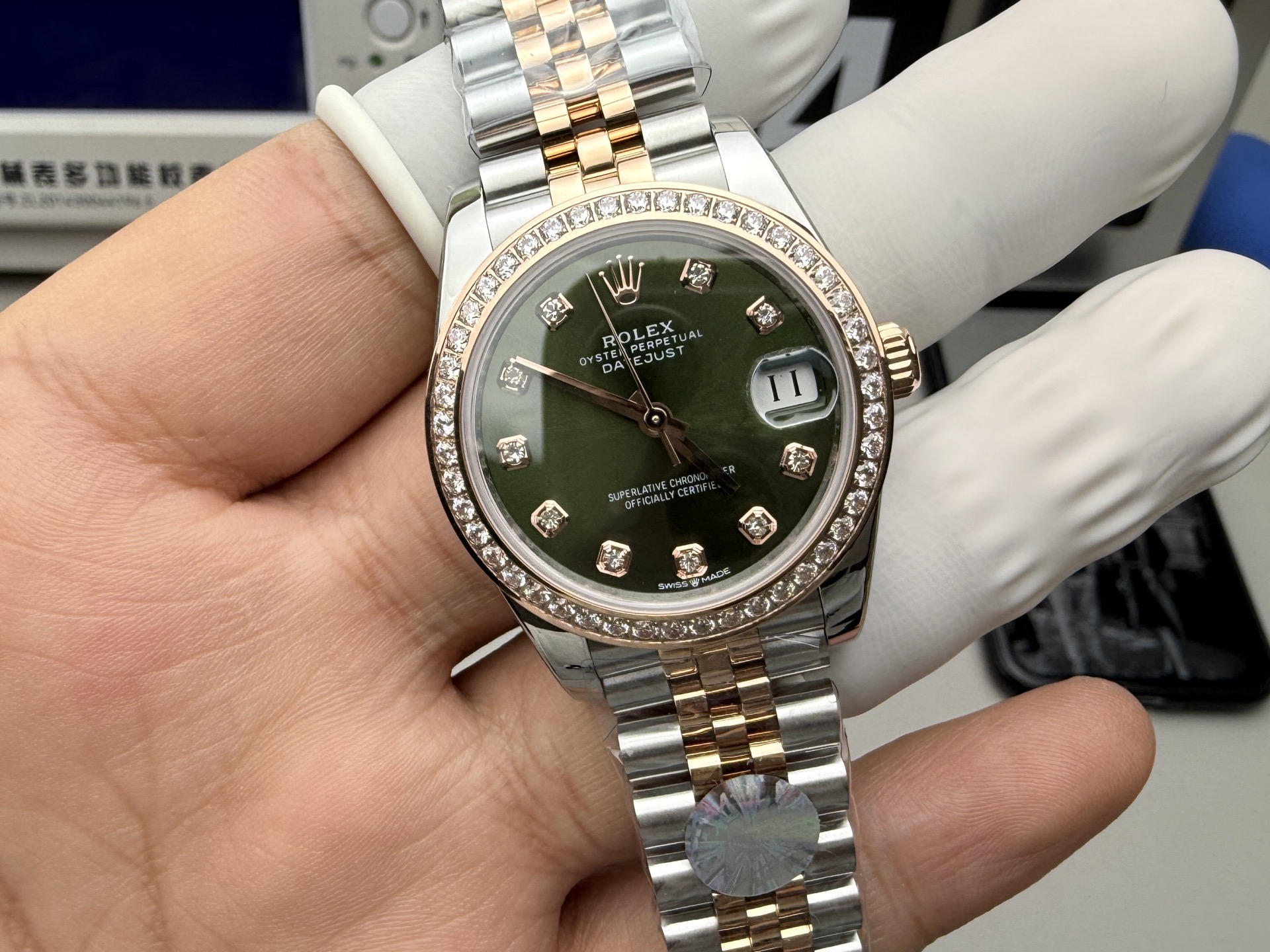 Rolex A+ 不漏白版本绿金日志