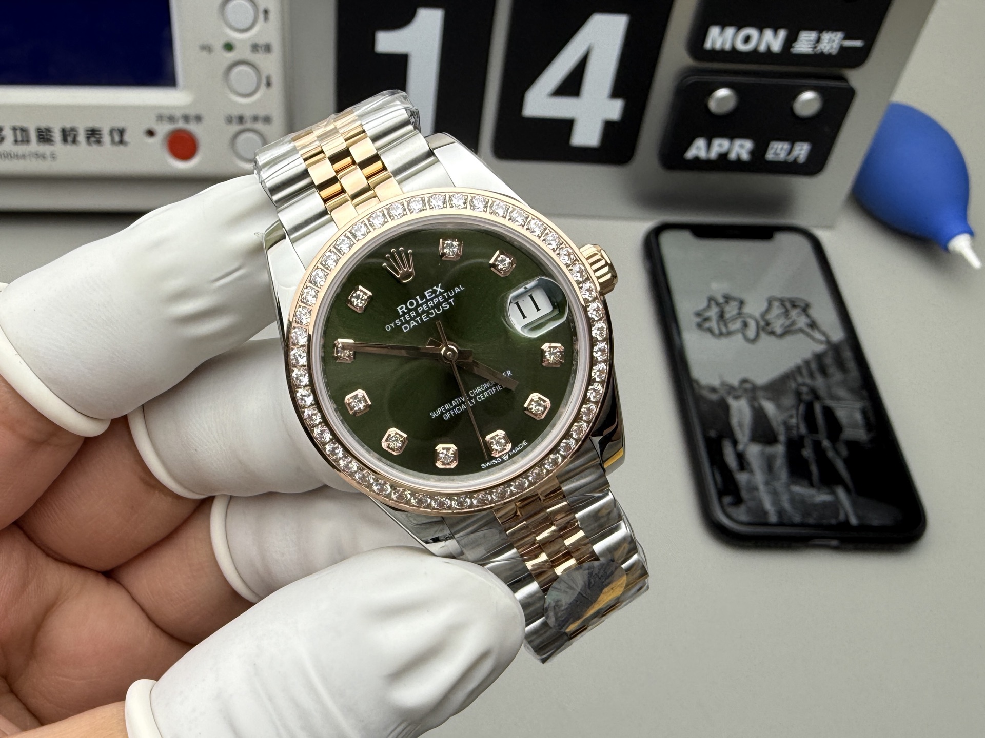 Rolex A+ 不漏白版本绿金日志