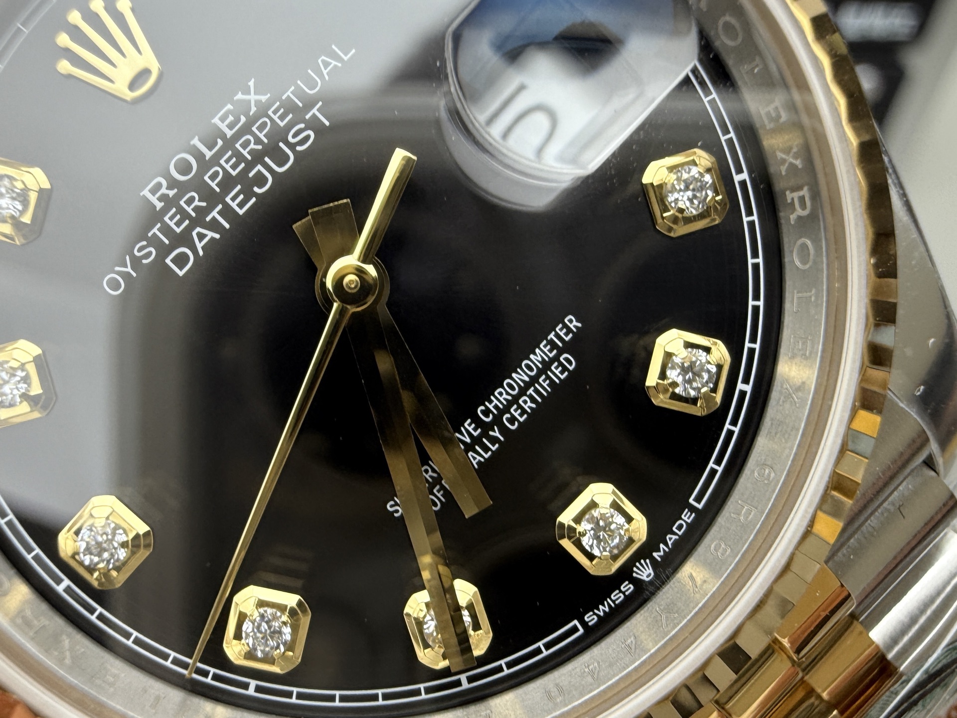 Rolex clean间金黑日志