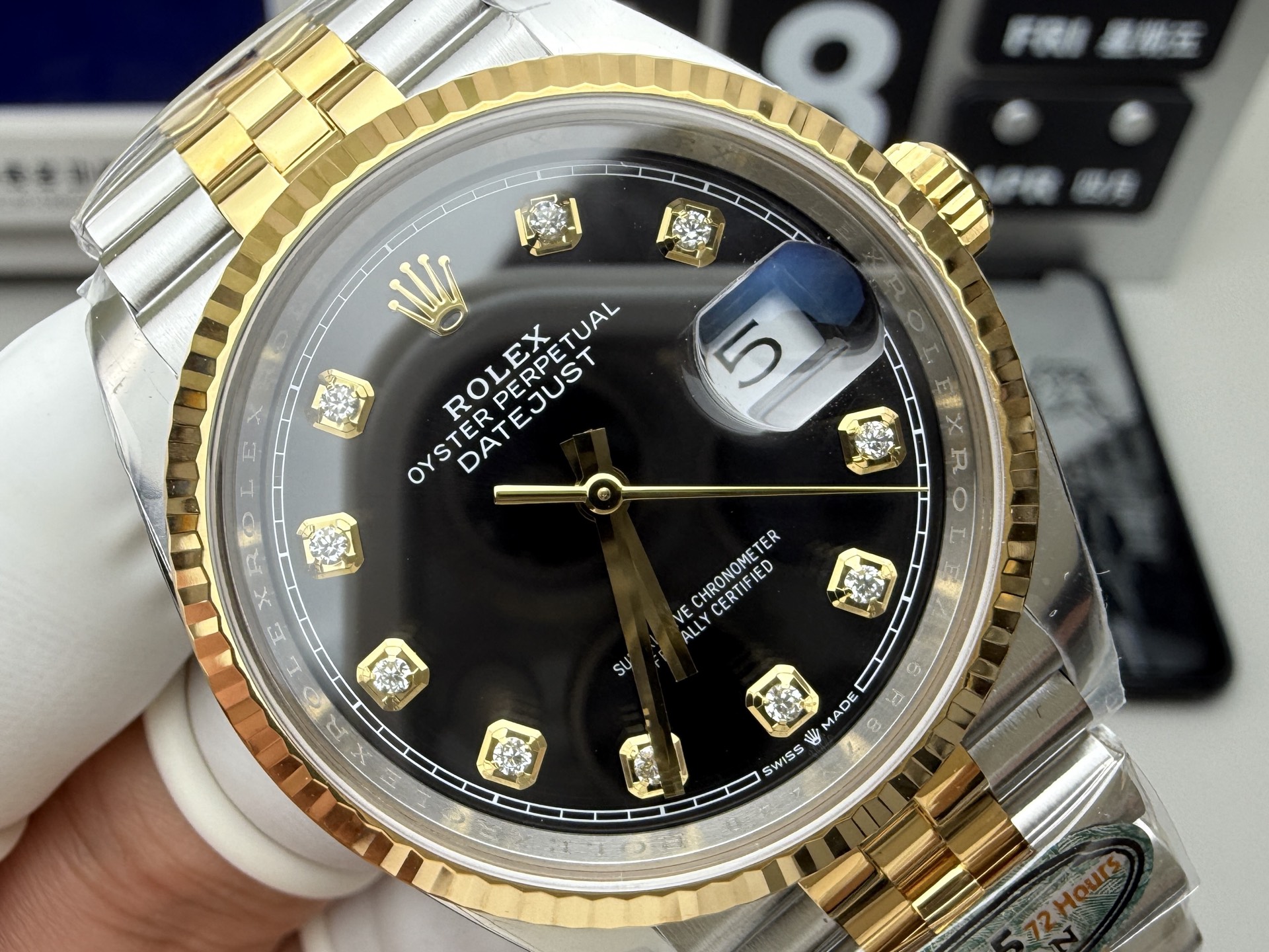 Rolex clean间金黑日志