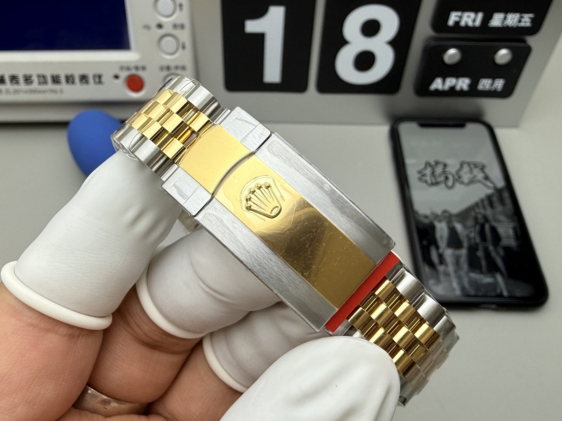 Rolex clean间金黑日志
