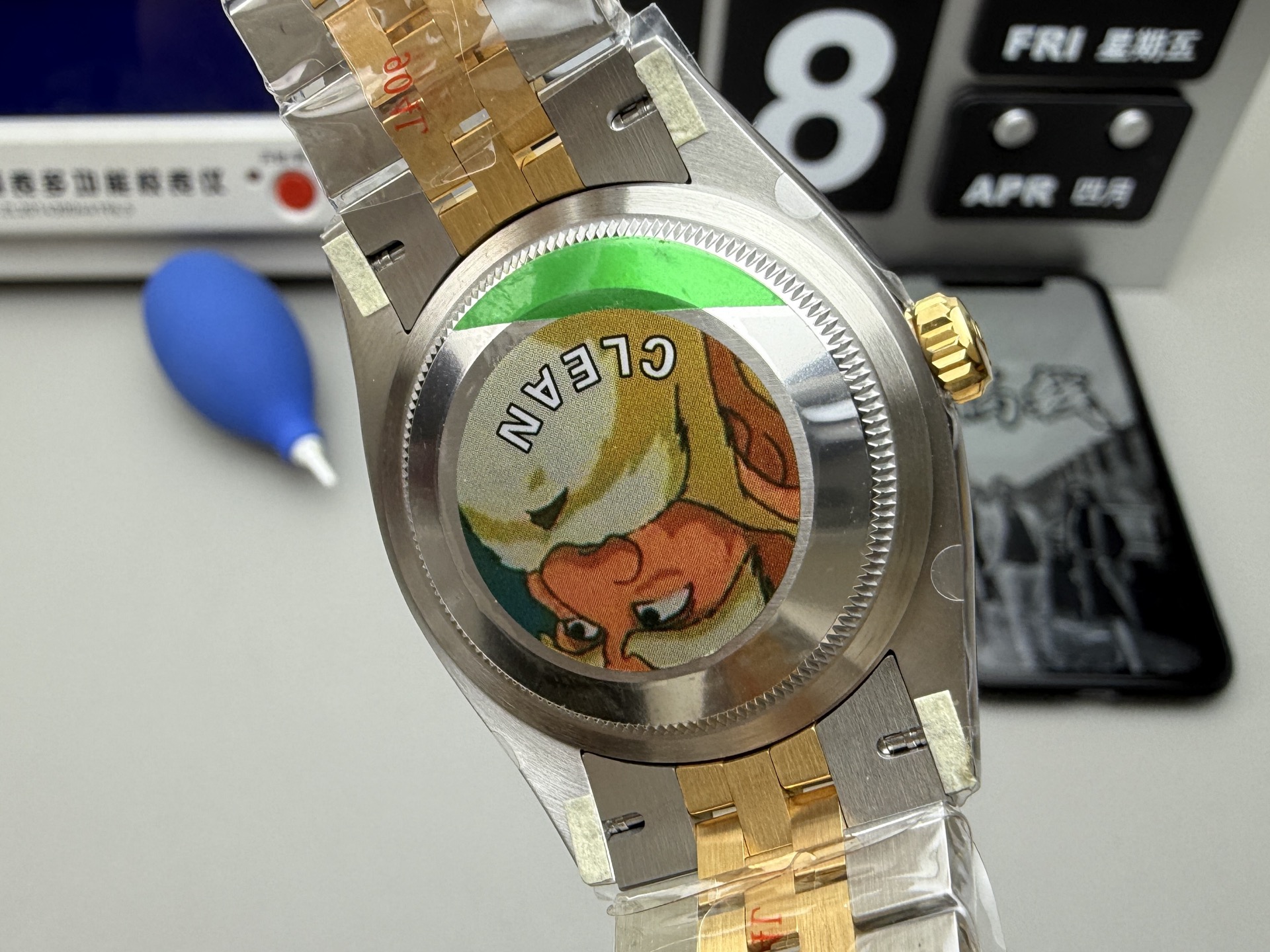 Rolex clean间金黑日志