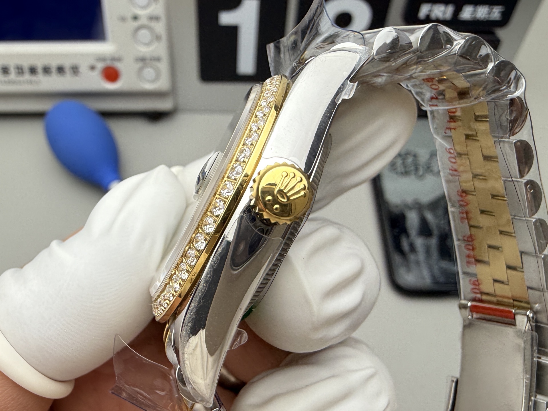 Rolex A+36绿金钻日志