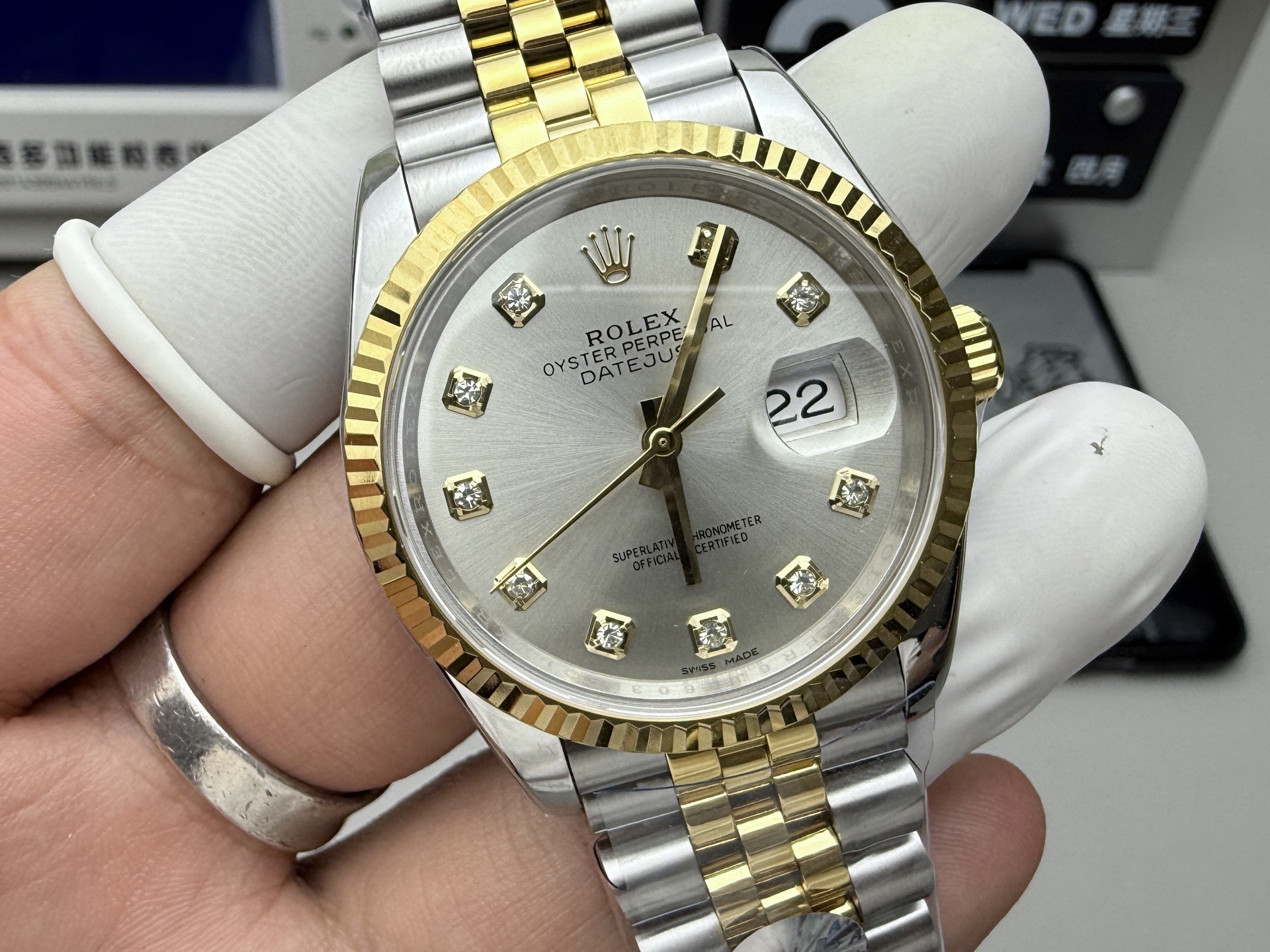 Rolex A+36间金日志