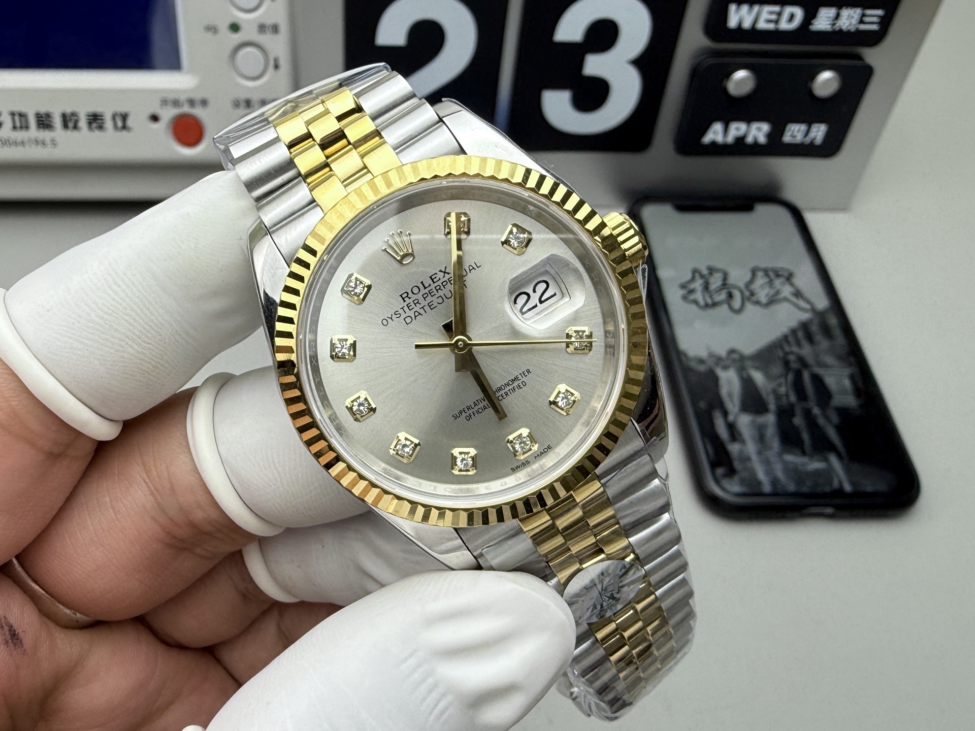 Rolex A+36间金日志